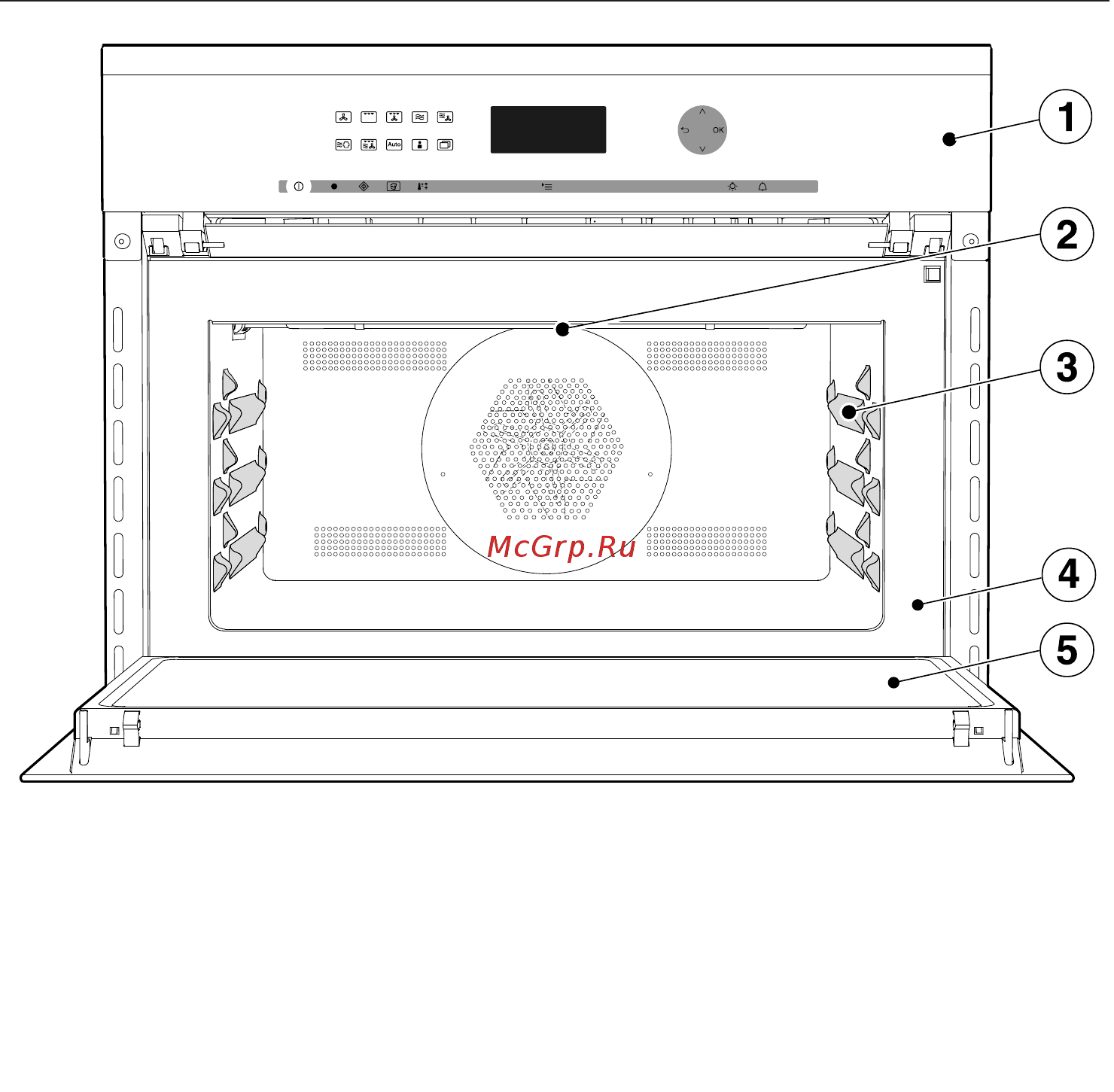 Miele H6401BM EDST/CLST [21/144] Обзор духового шкафа с свч