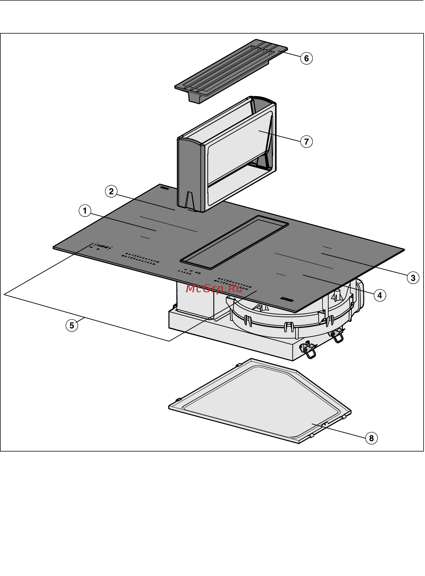 Miele KMDA7774 FR [21/98] Панель конфорок