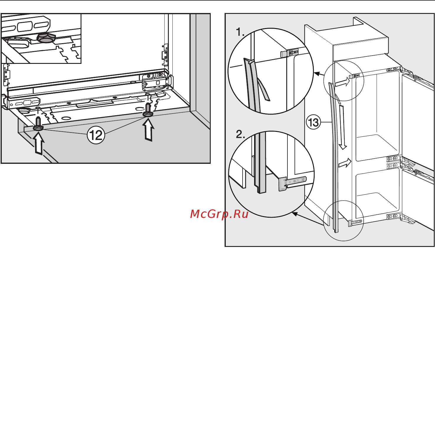 Miele KFNS37432iD [87/104] Встраивание прибора
