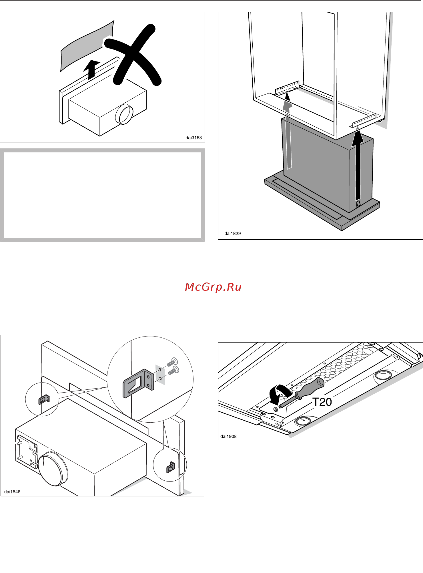 Miele DA3466 EDST [35/51] Монтаж