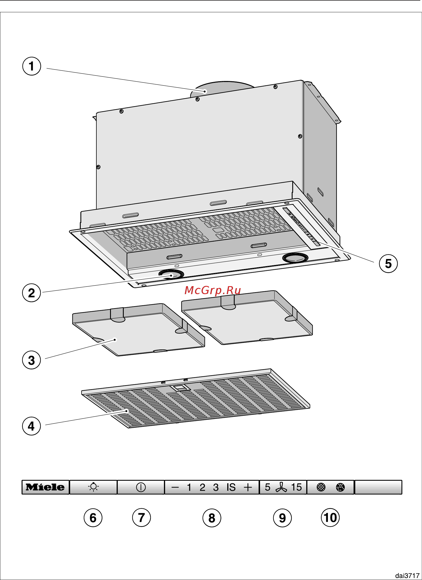 Miele DA2550 [14/52] Описание вытяжки