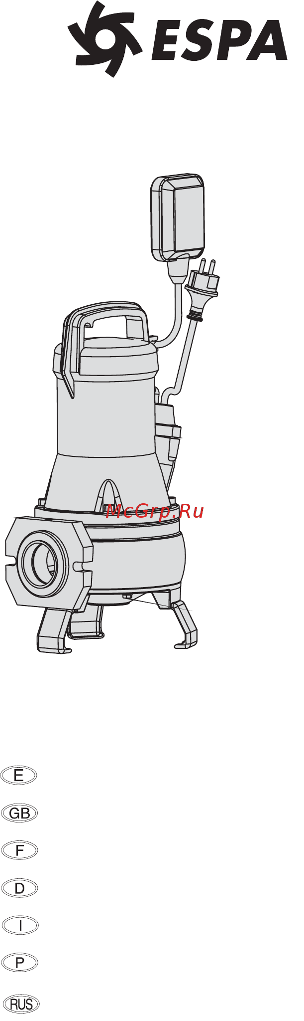 Espa Drainex 301 Инструкция по эксплуатации онлайн