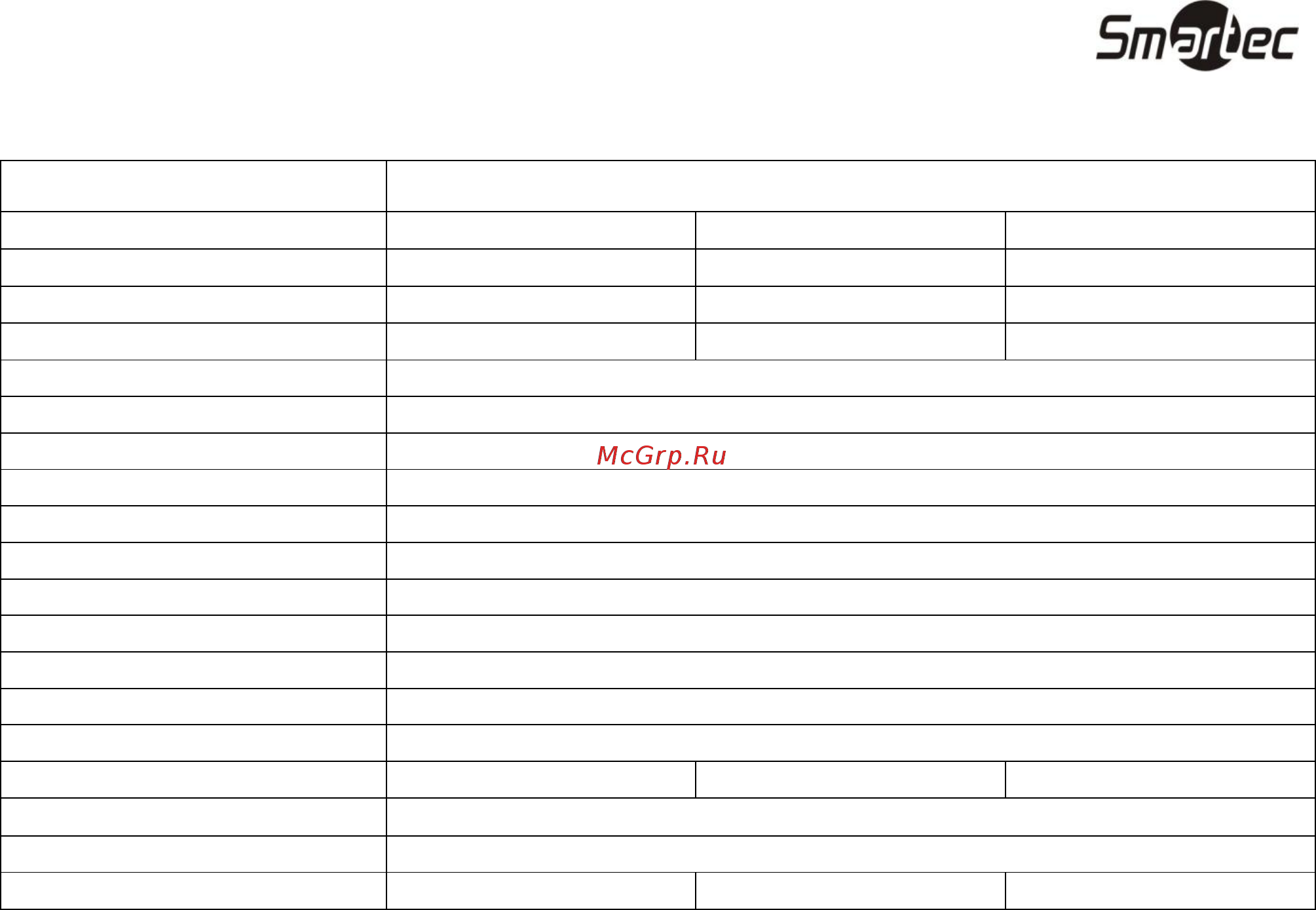 Smartec ST-MS207M-WT [17/17] Технические характеристики