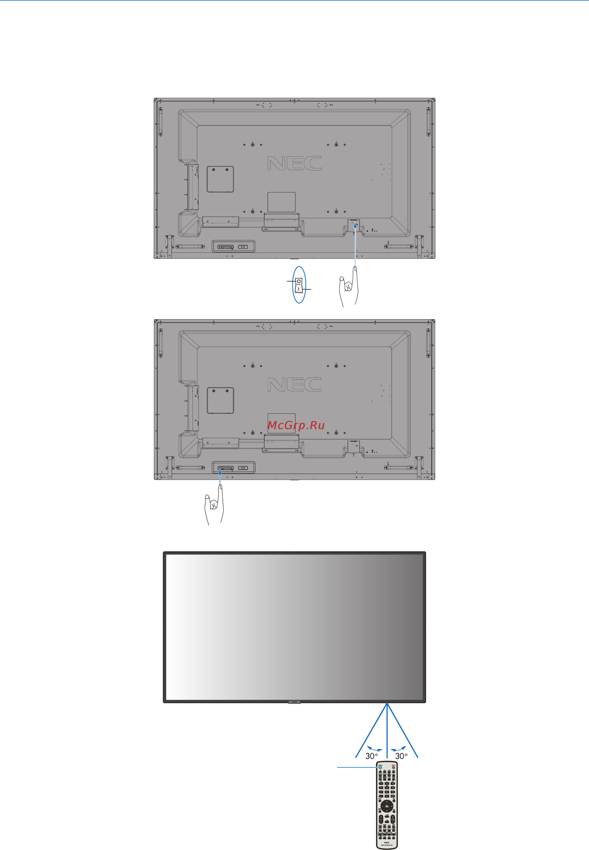 Nec MultiSync C981Q [22/79] Основные операции