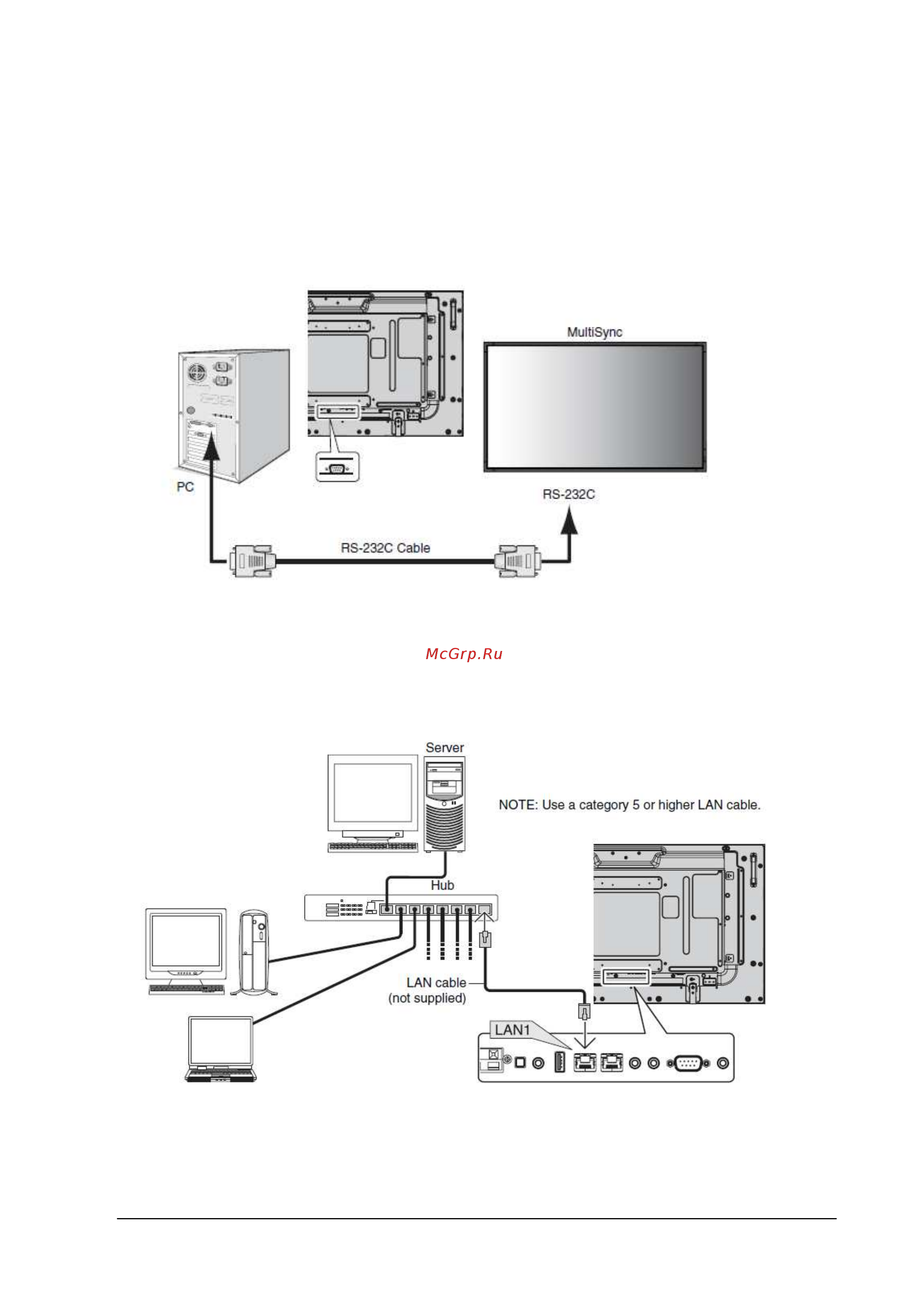 Nec MultiSync X981UHD-2 PG (Protective Glass) [5/130] Ii preparation 2 connectors and wiring
