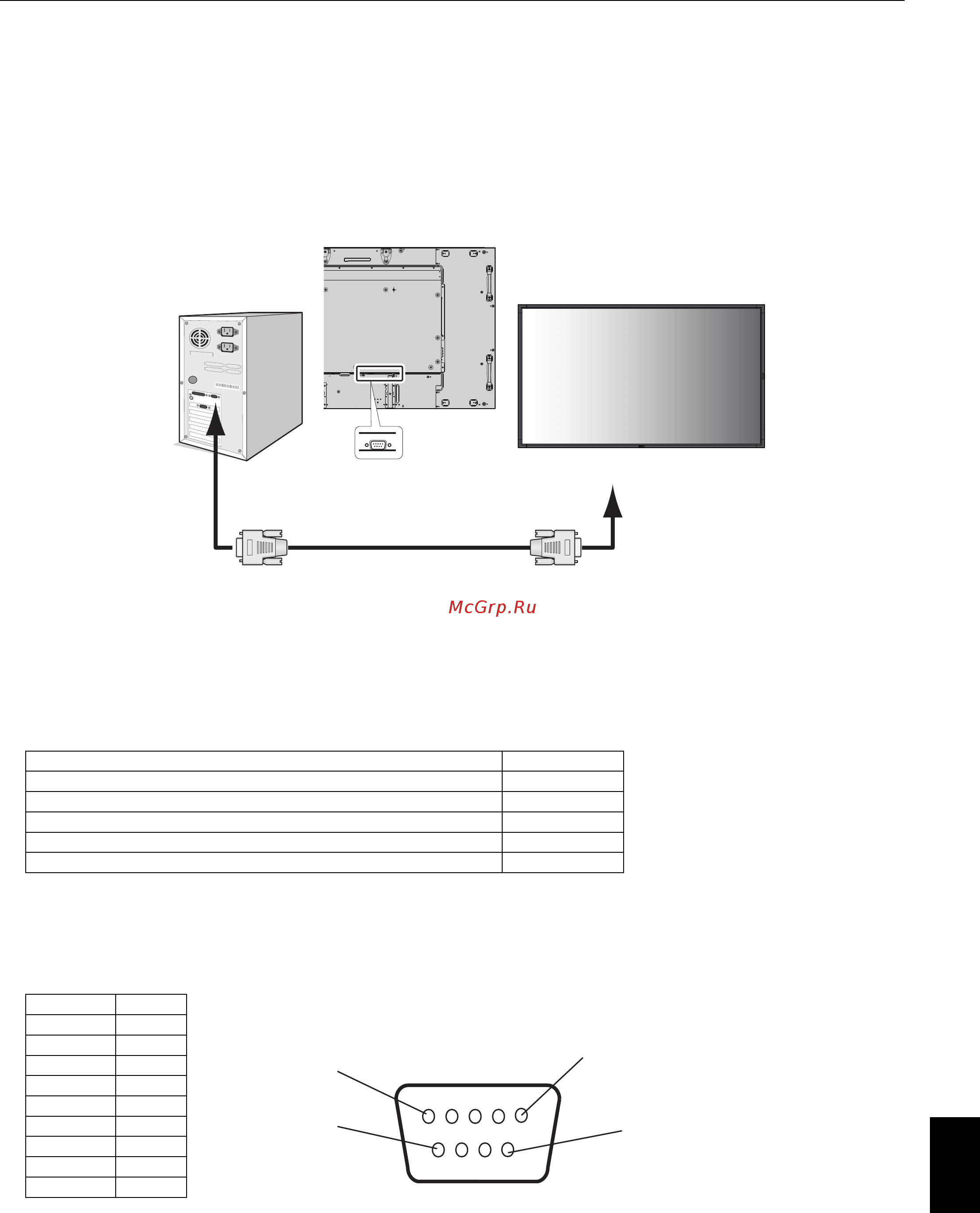 Nec MultiSync X551UHD IGT (InGlass Touch) [37/56] Lcd мониторын rs 232c қашықтан басқару арқылы басқару
