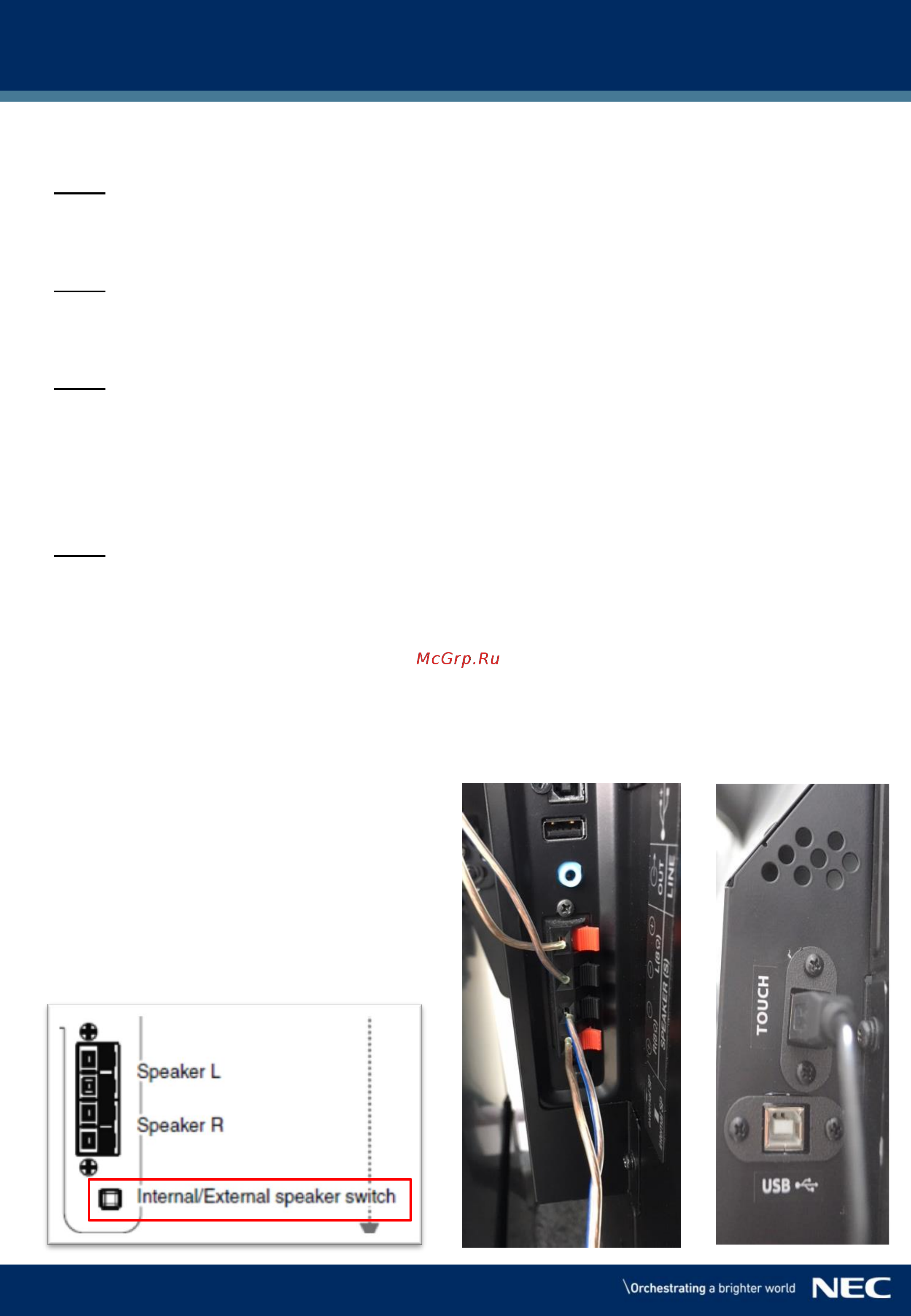 Nec InfinityBoard 65