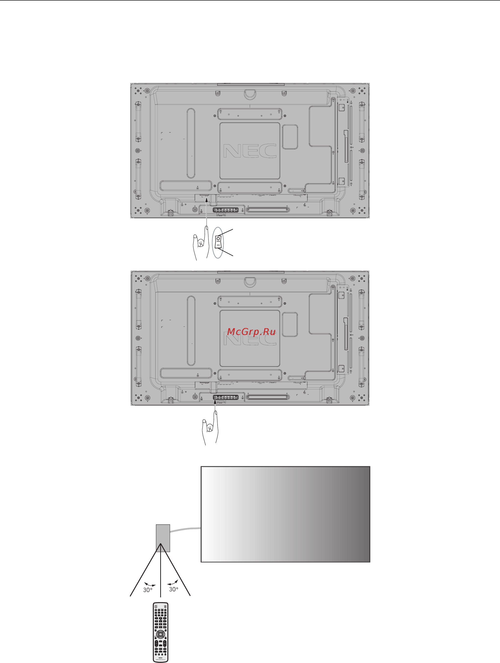 Nec MultiSync X554UNV-2 Черный [18/57] Режимы питание вкл и питание выкл