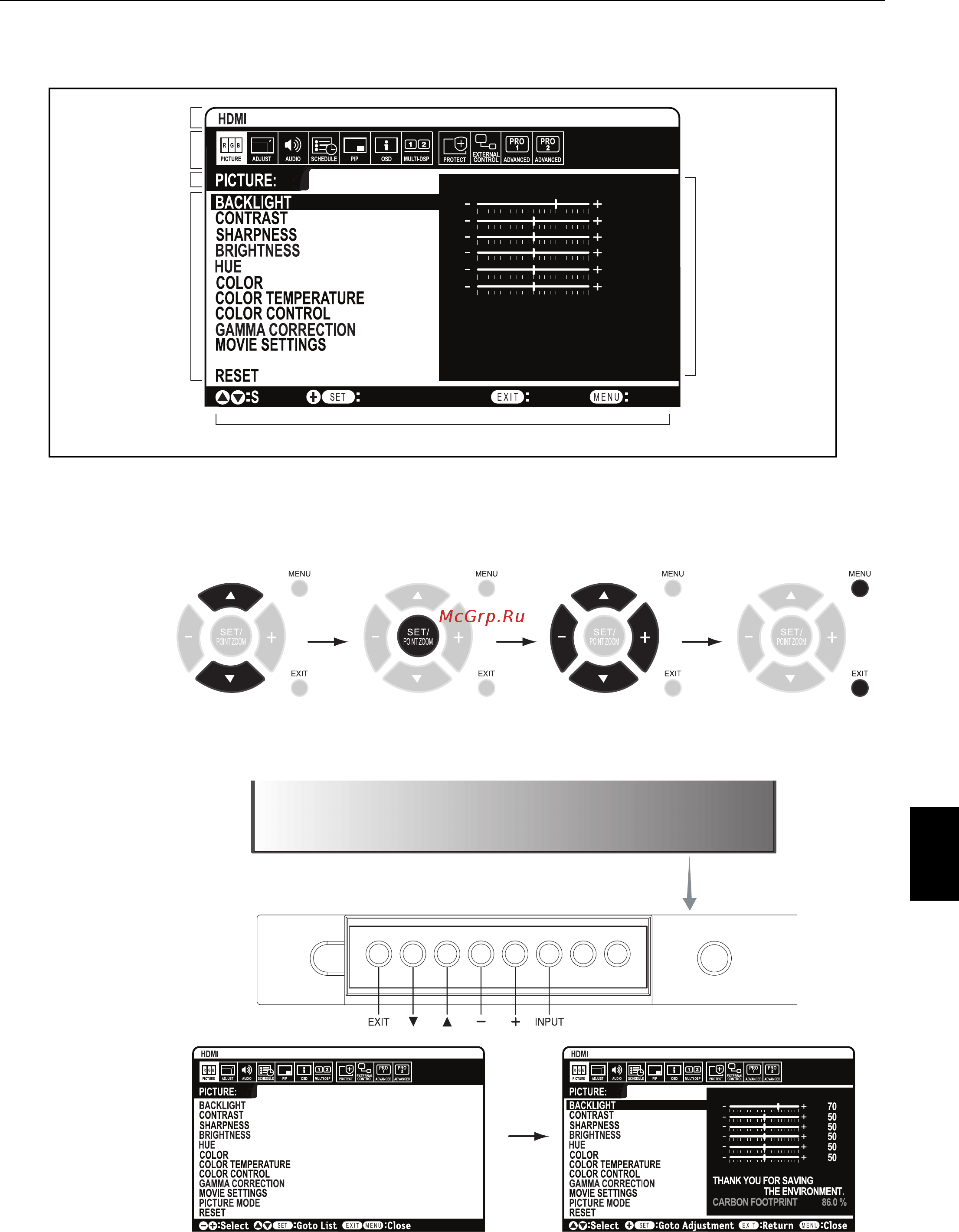 Nec MultiSync X554UNS-2 [21/57] Русский