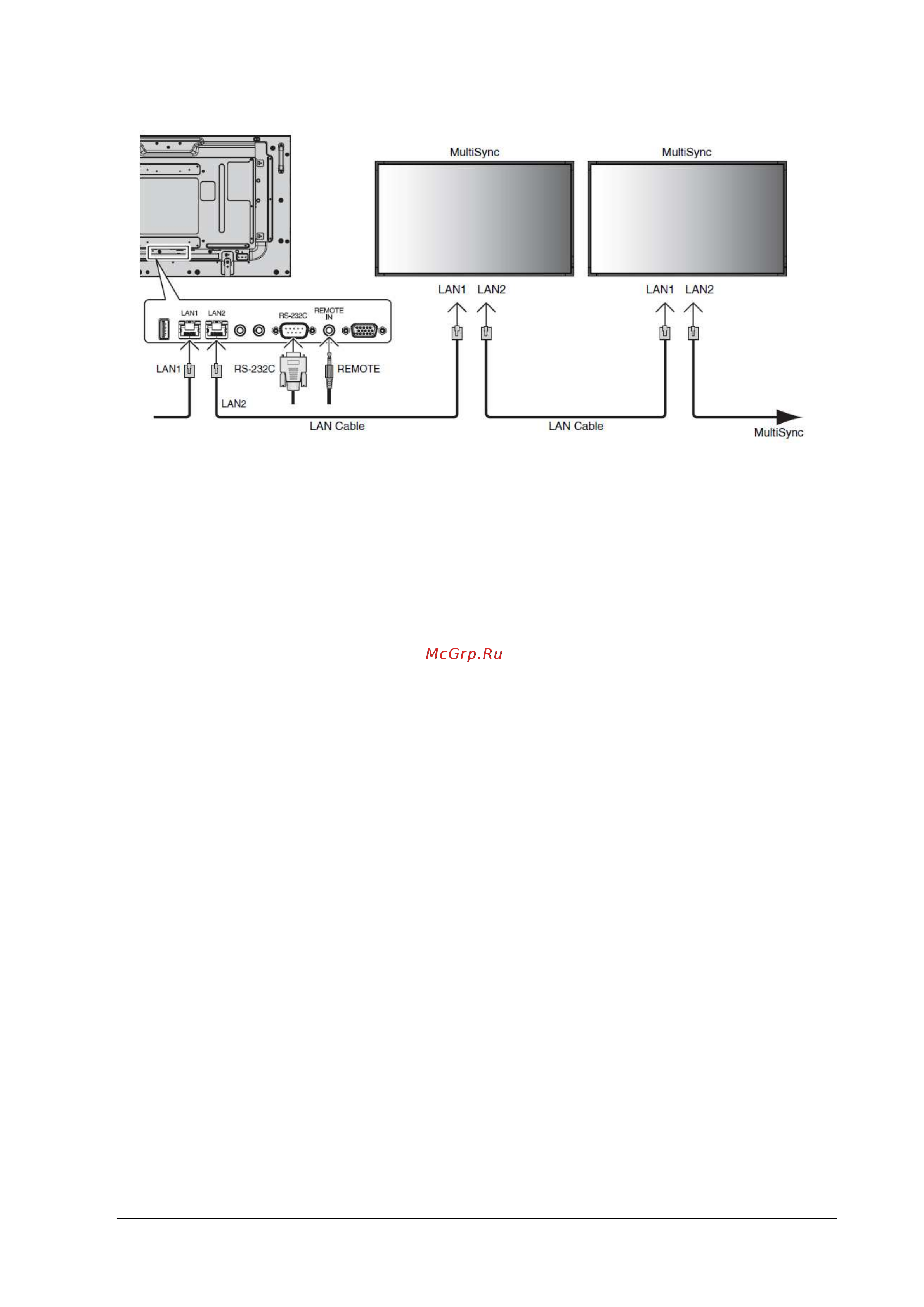 Nec MultiSync UN551VS Списки команд RS-232 онлайн [6/139] 314830