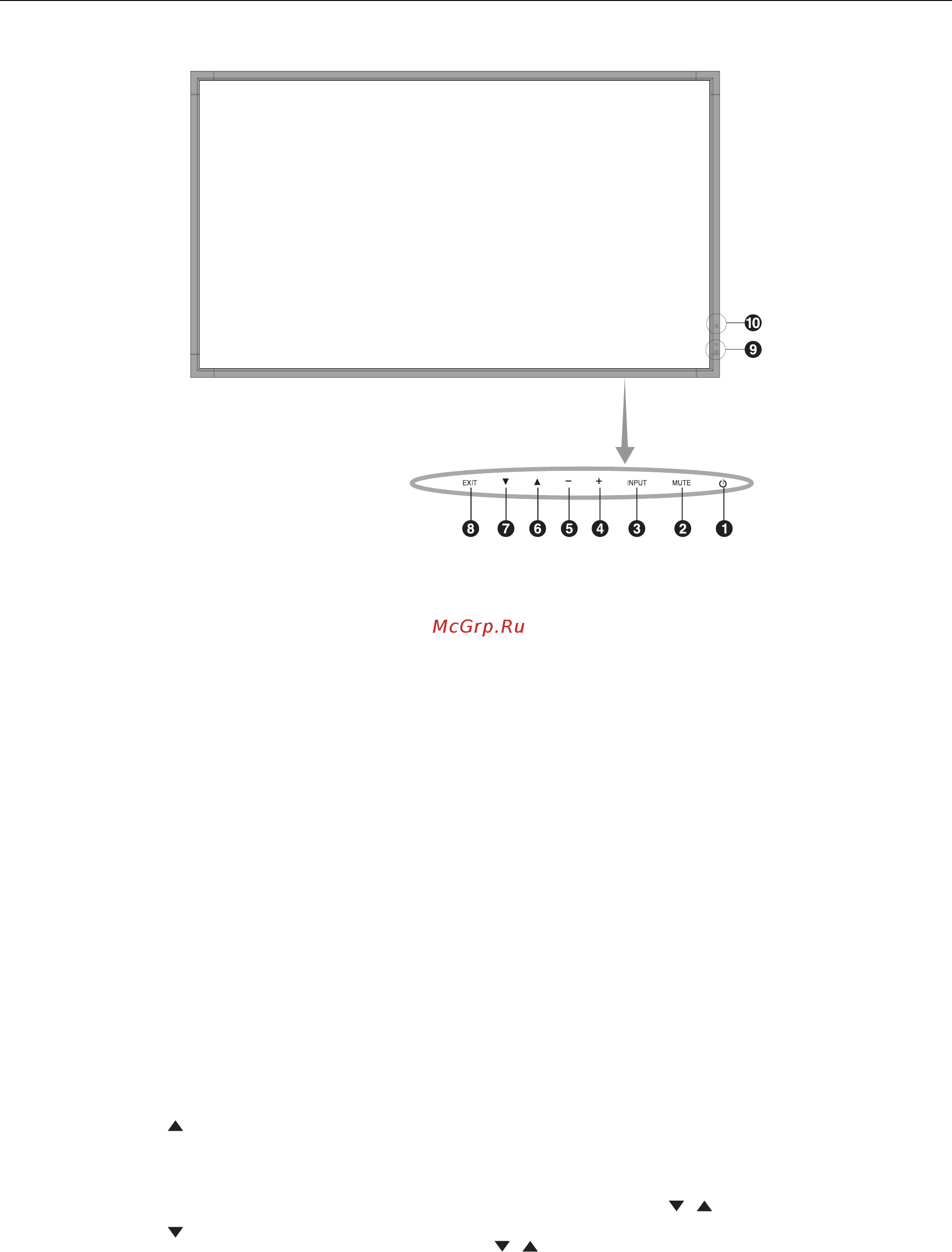 Nec MultiSync V801 [10/44] Панэль кіравання