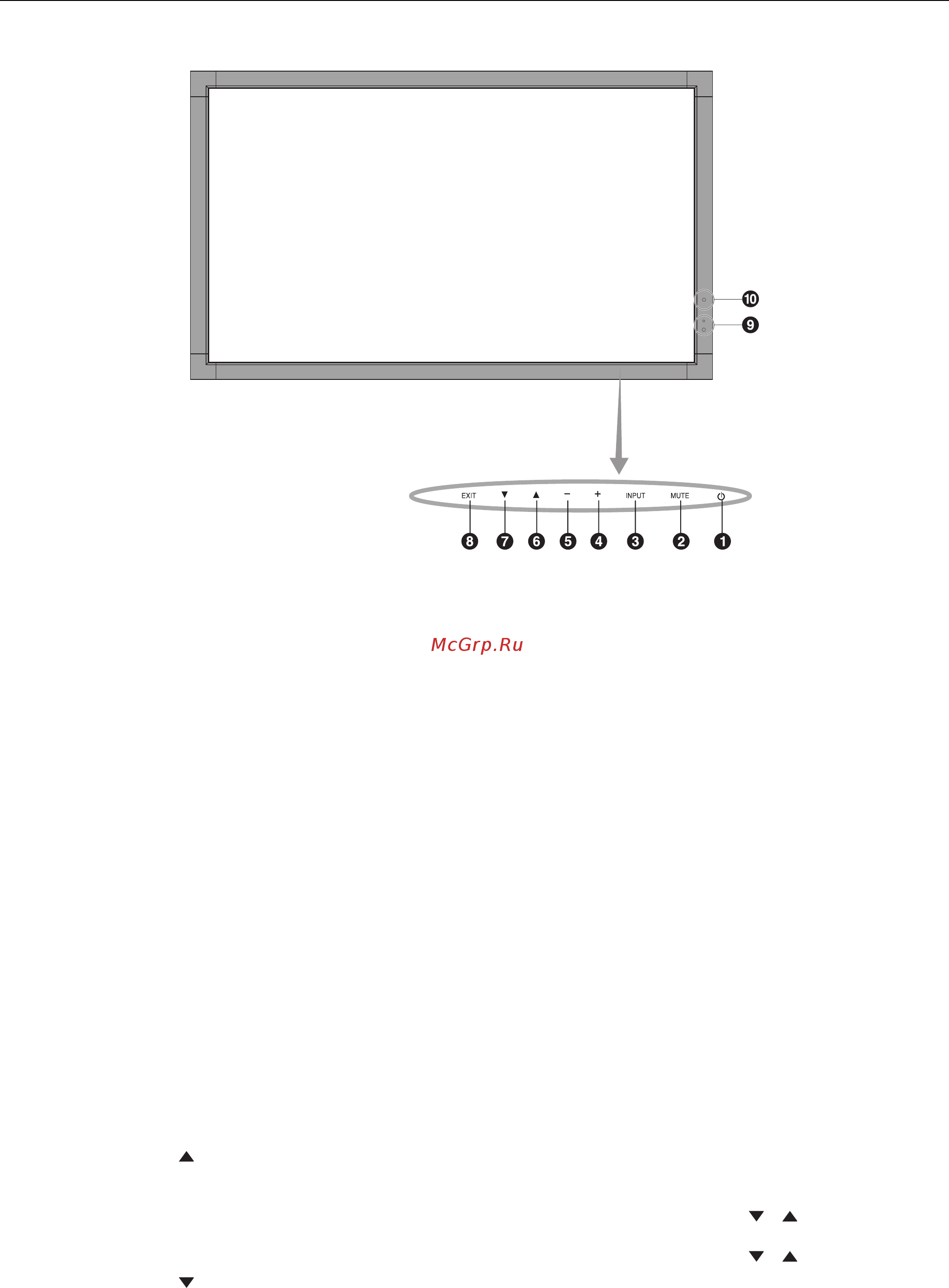 Nec MultiSync V652 [10/44] Названия деталей и их функции