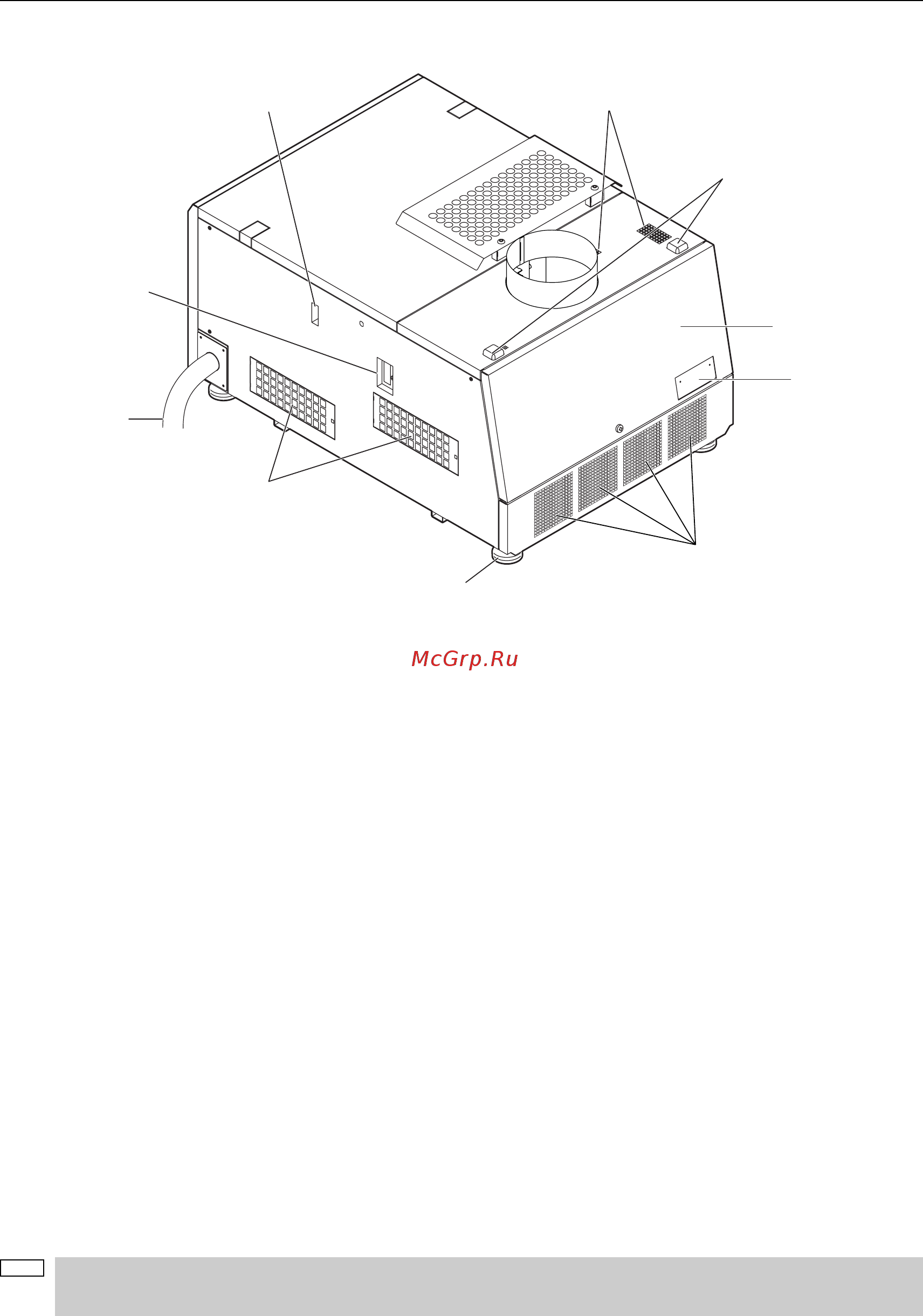Nec NC2000C [11/68] 3 2 rear of the projector