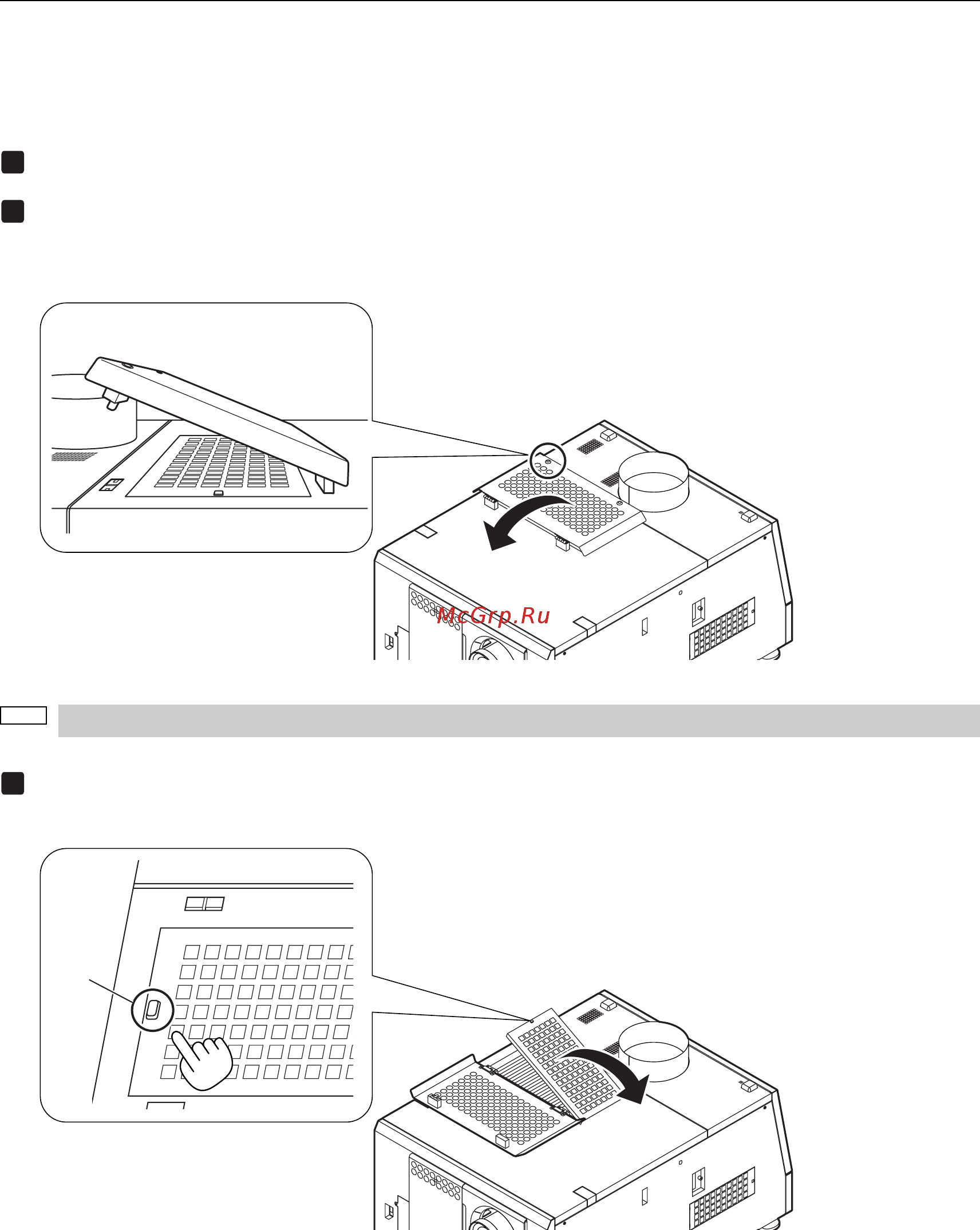 Nec NC2000C [44/68] 3 1 replacing air filters for the lamp air inlet