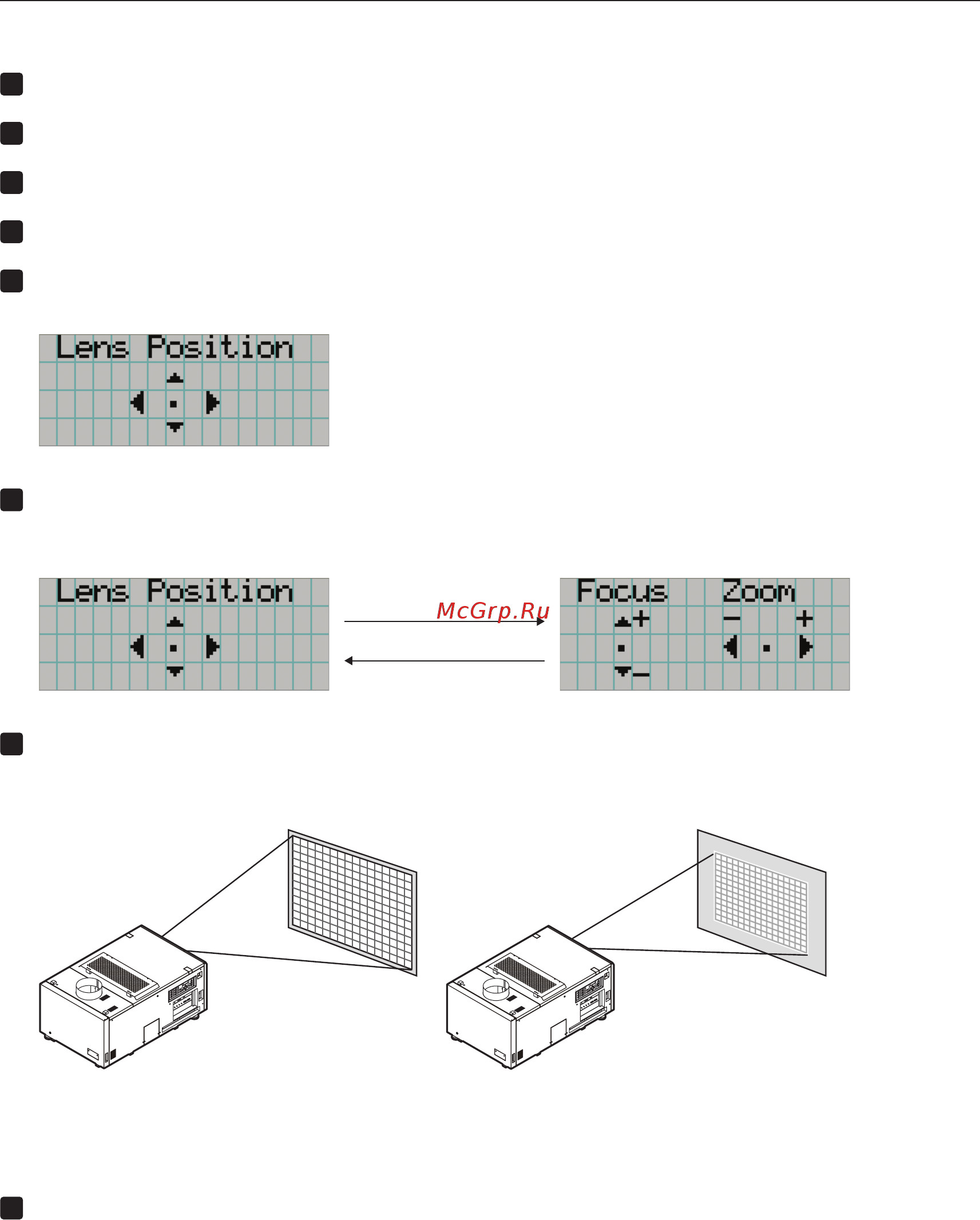 Nec NC3200S [26/70] 4 3 fine adjustment of the size zoom and focus of the projected screen