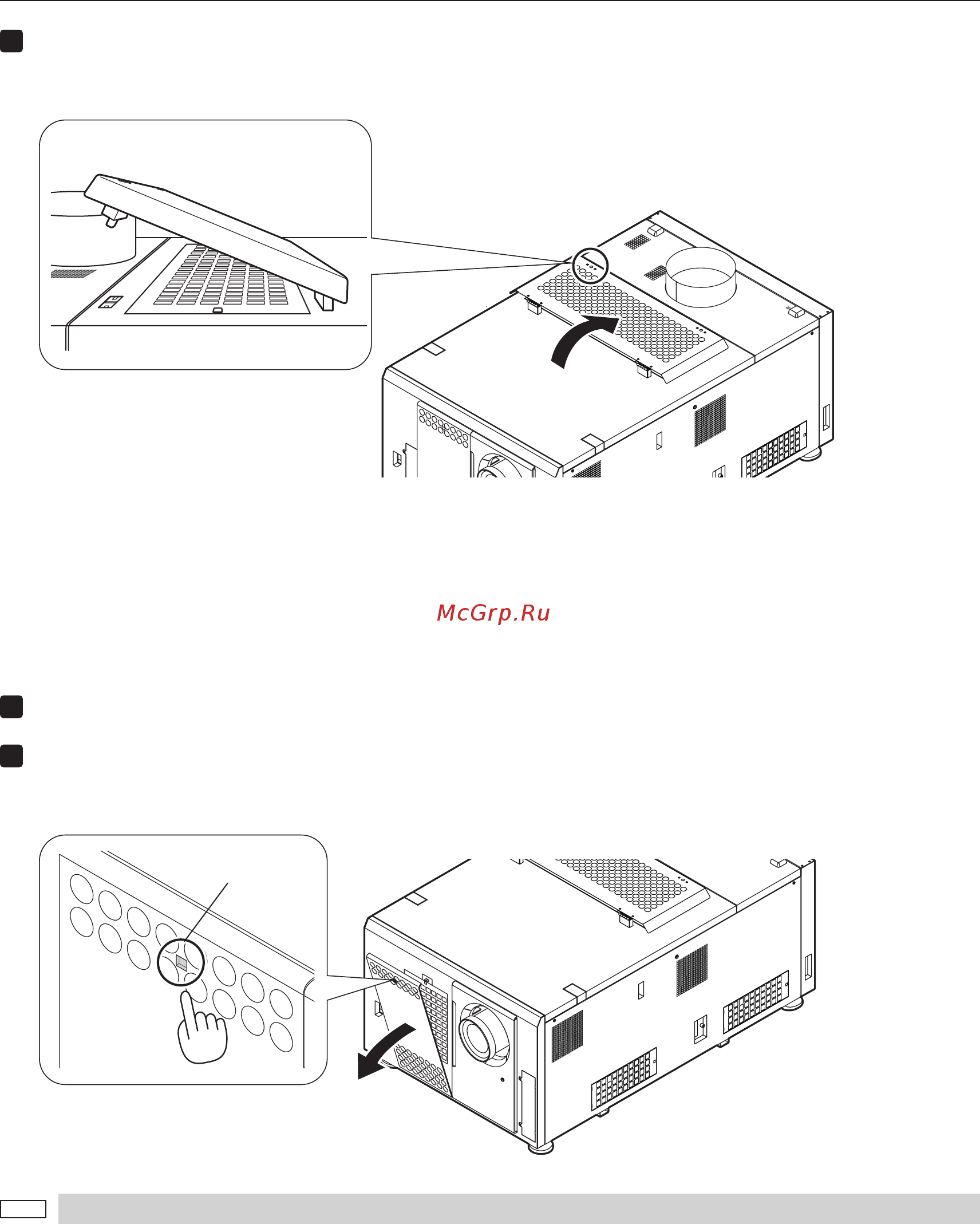 Nec NC3200S [47/70] 3 2 replacing air filters for the projector air inlet on the front
