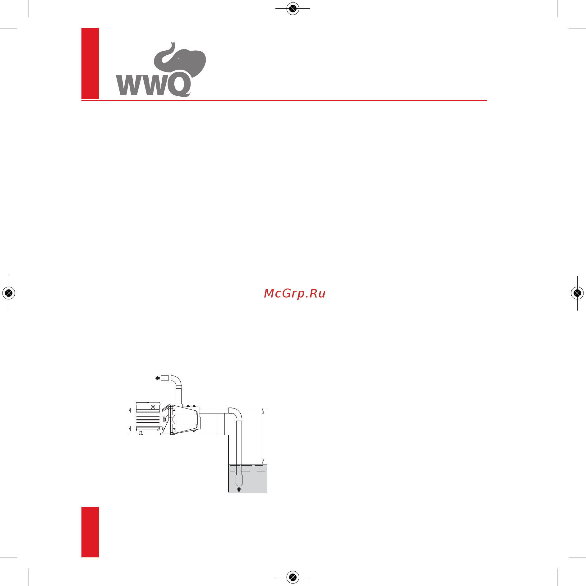 WWQ NSC-400/30 [8/28] Поверхностные центробежные насосы