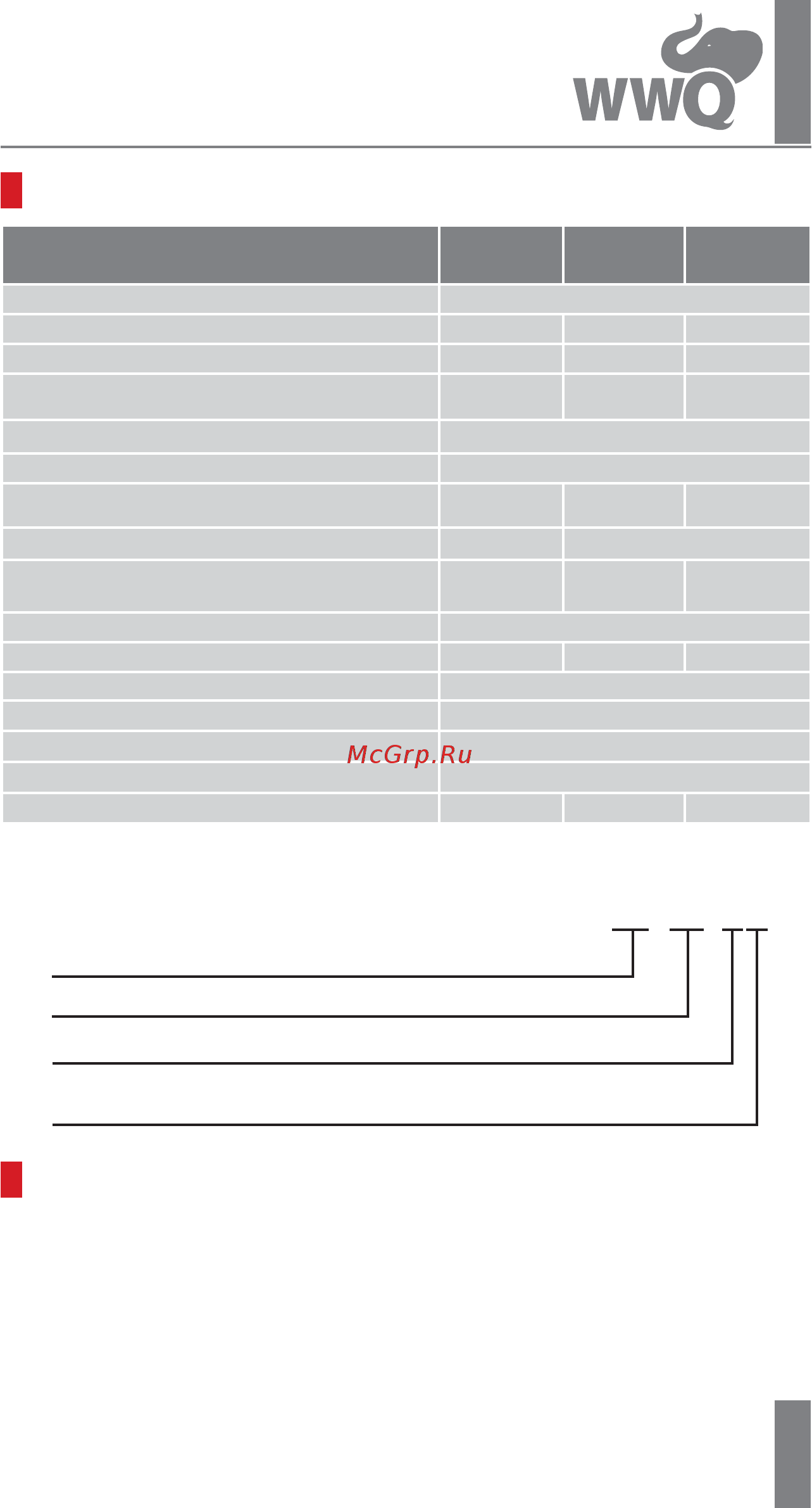 WWQ NS-500/27E [3/20] Технические характеристики