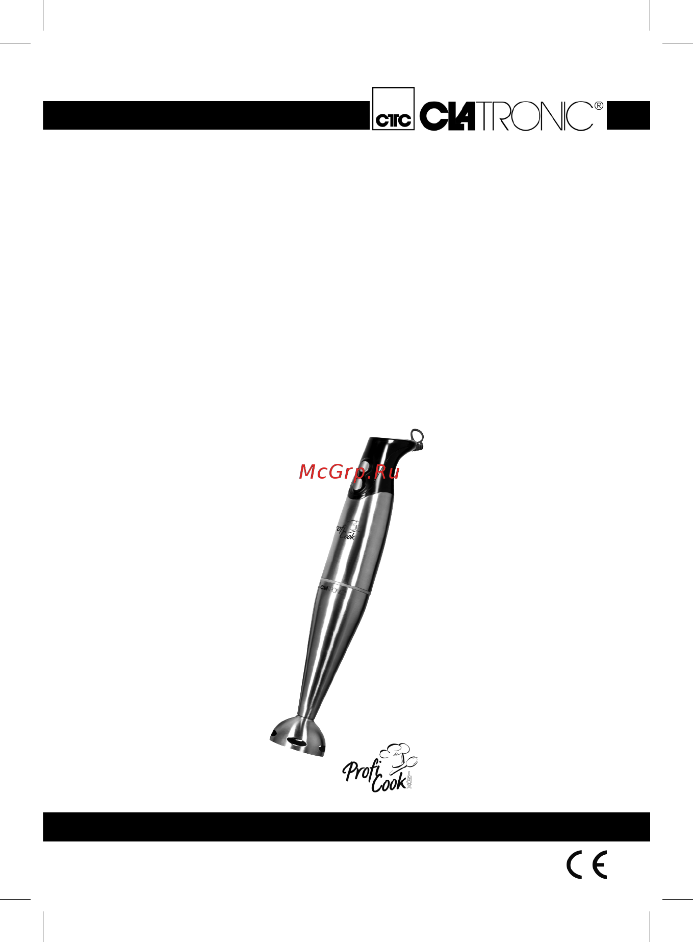 Clatronic SM 3044 Profi Cook Инструкция по эксплуатации онлайн