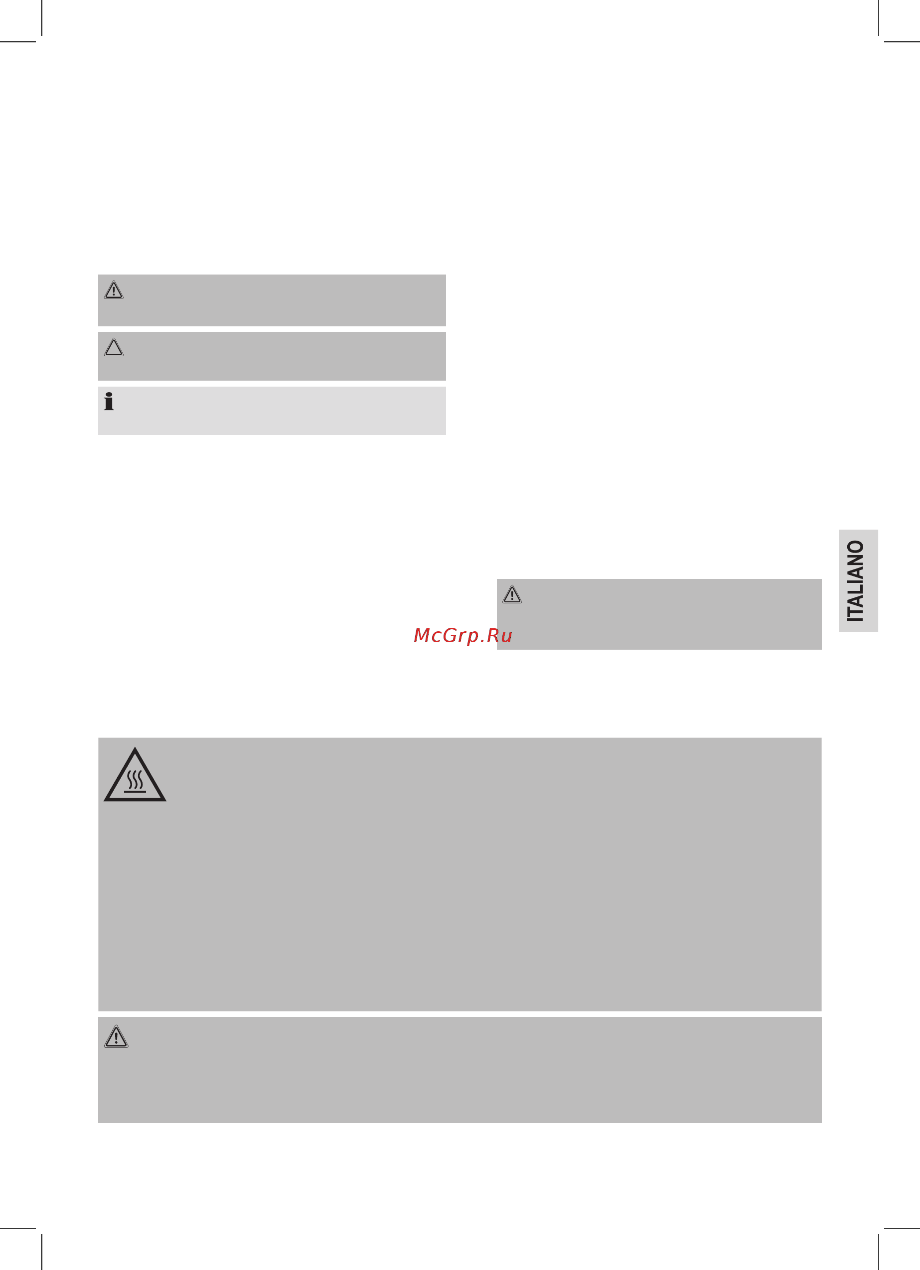 Clatronic BQS 3444 [21/46] Speciali precauzioni di sicurezza per questo dispositivo