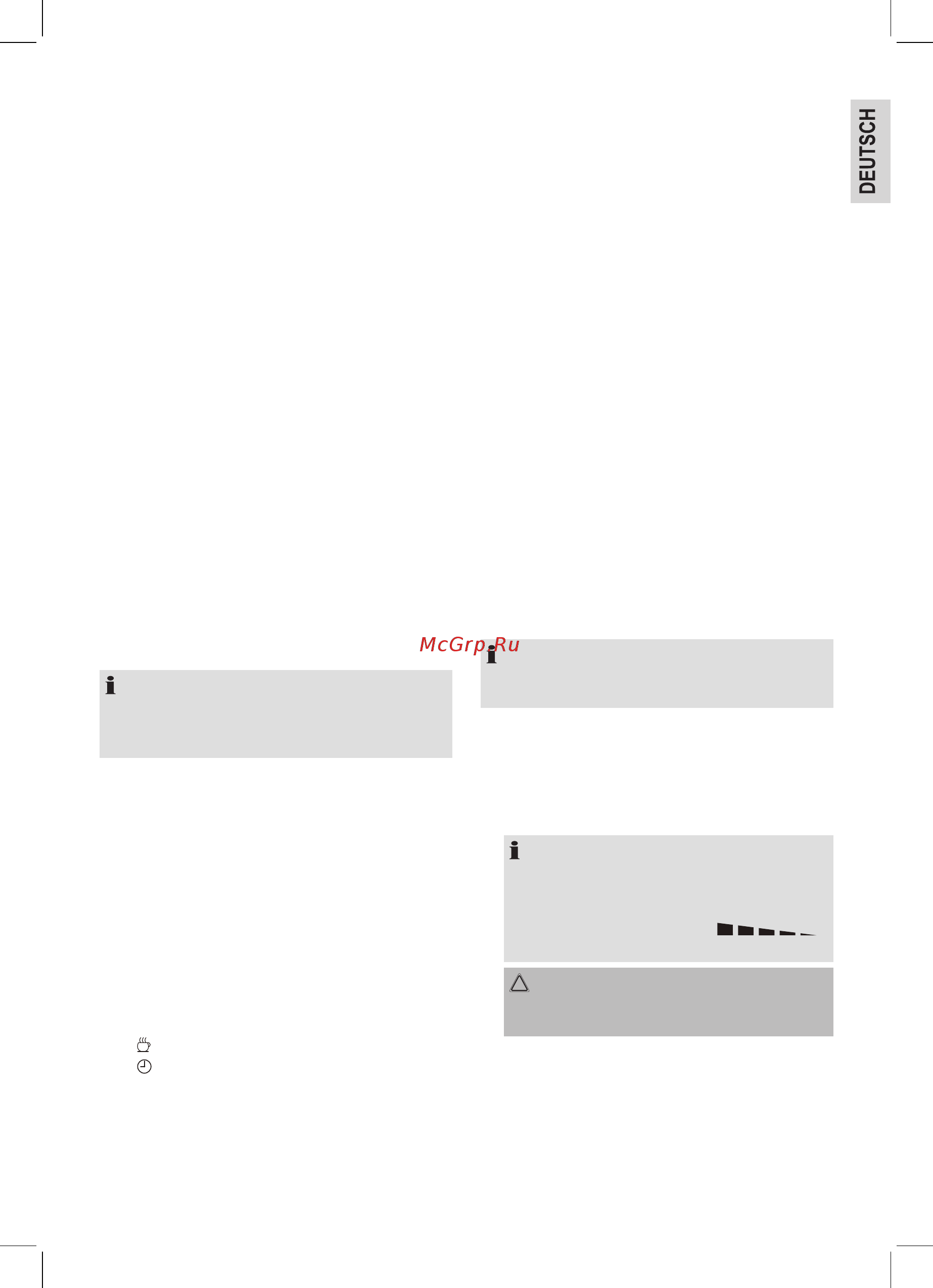 Clatronic KA 3422 [5/46] Anwendungshinweise