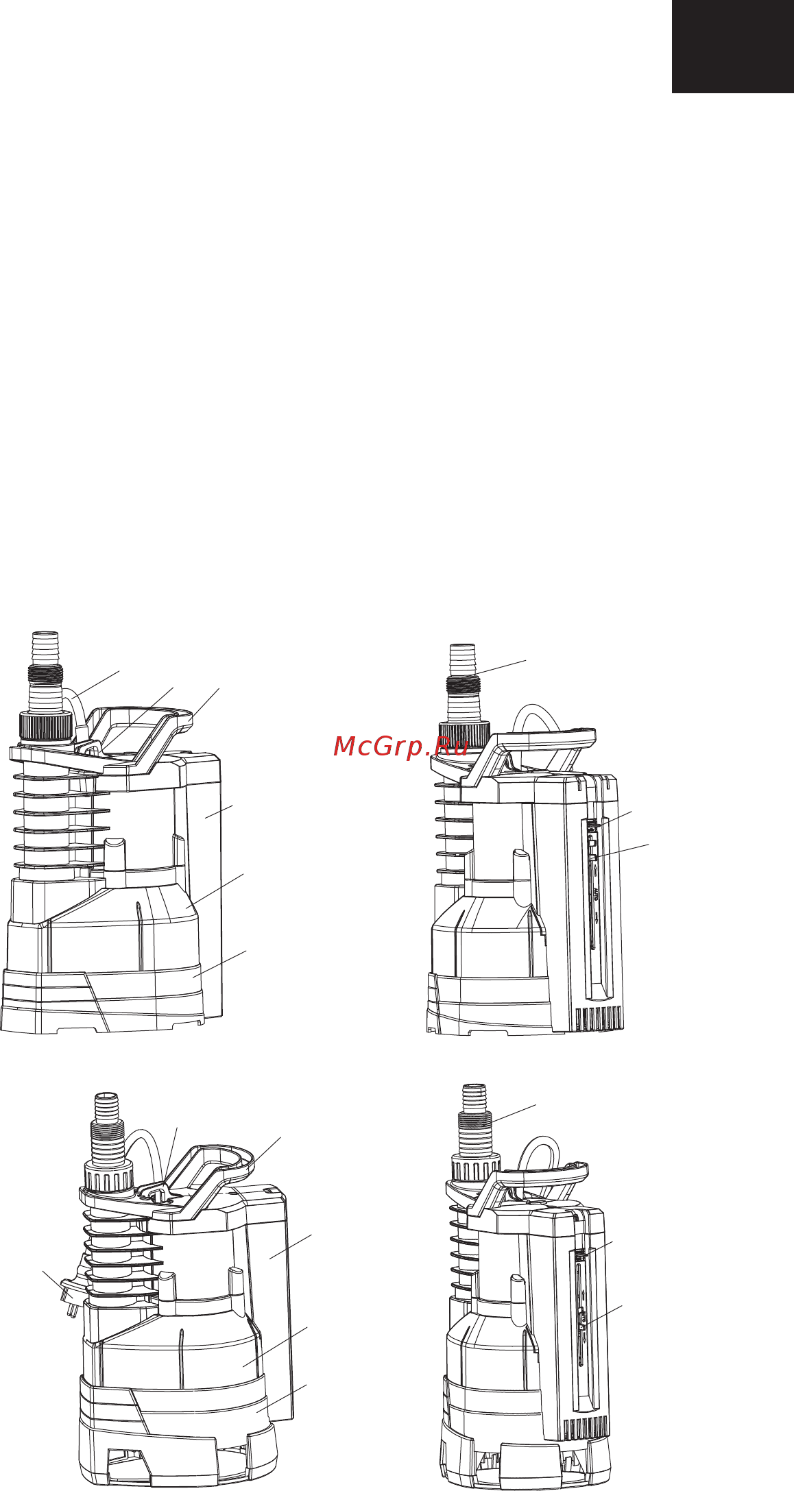 Unipump RAIN Q550M [7/18] Устройство насосов серий artsub и artvort
