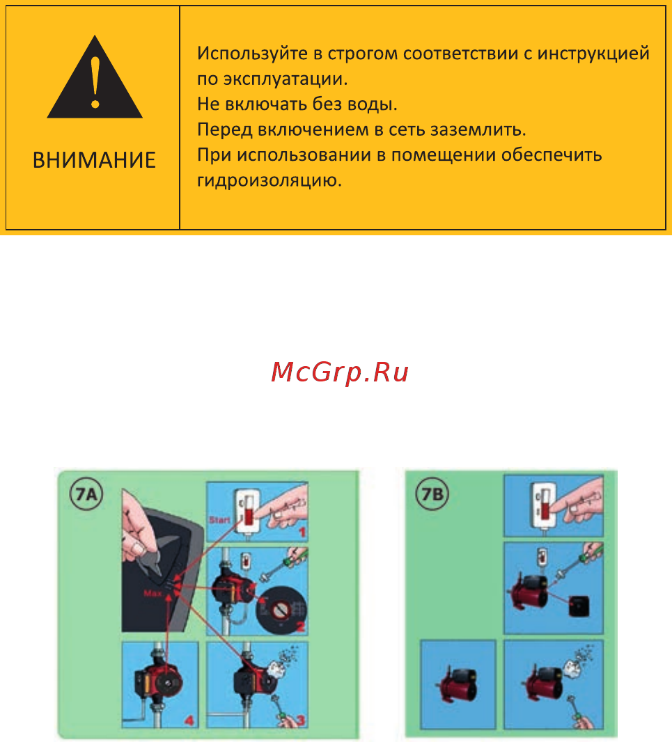 Unipump CP 25-40 130 87394 [12/16] Ввод в эксплуатацию