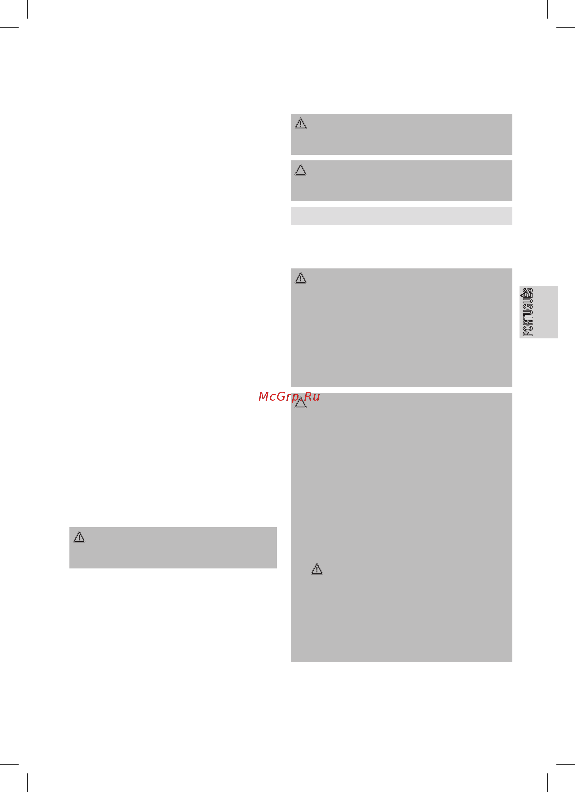 Clatronic FR 3254 [17/42] Indicações especiais de segurança para este aparelho