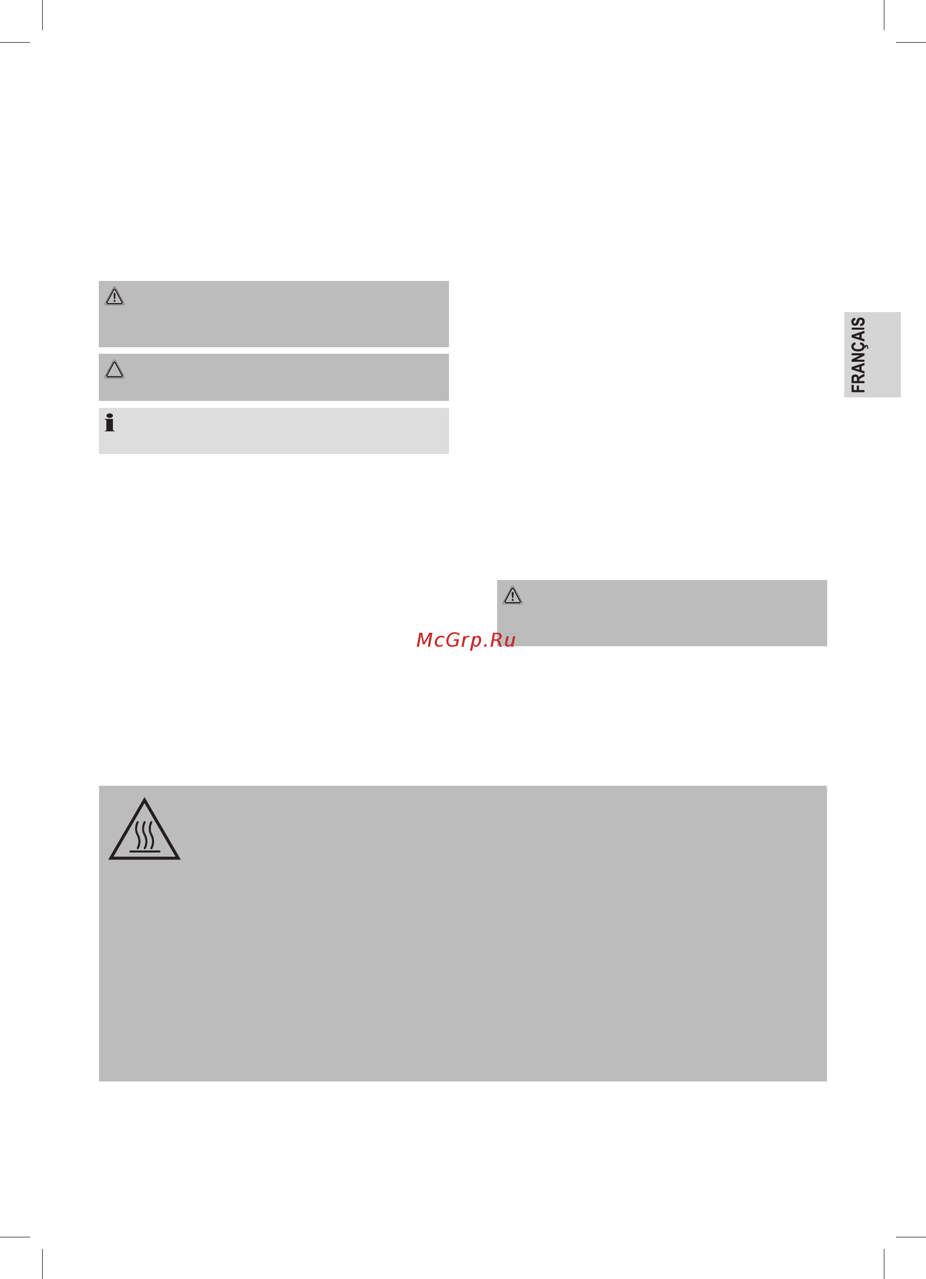 Clatronic FR 3667 [17/62] Vous trouverez le symbole suivant accompagné d un avertissement sur le produit