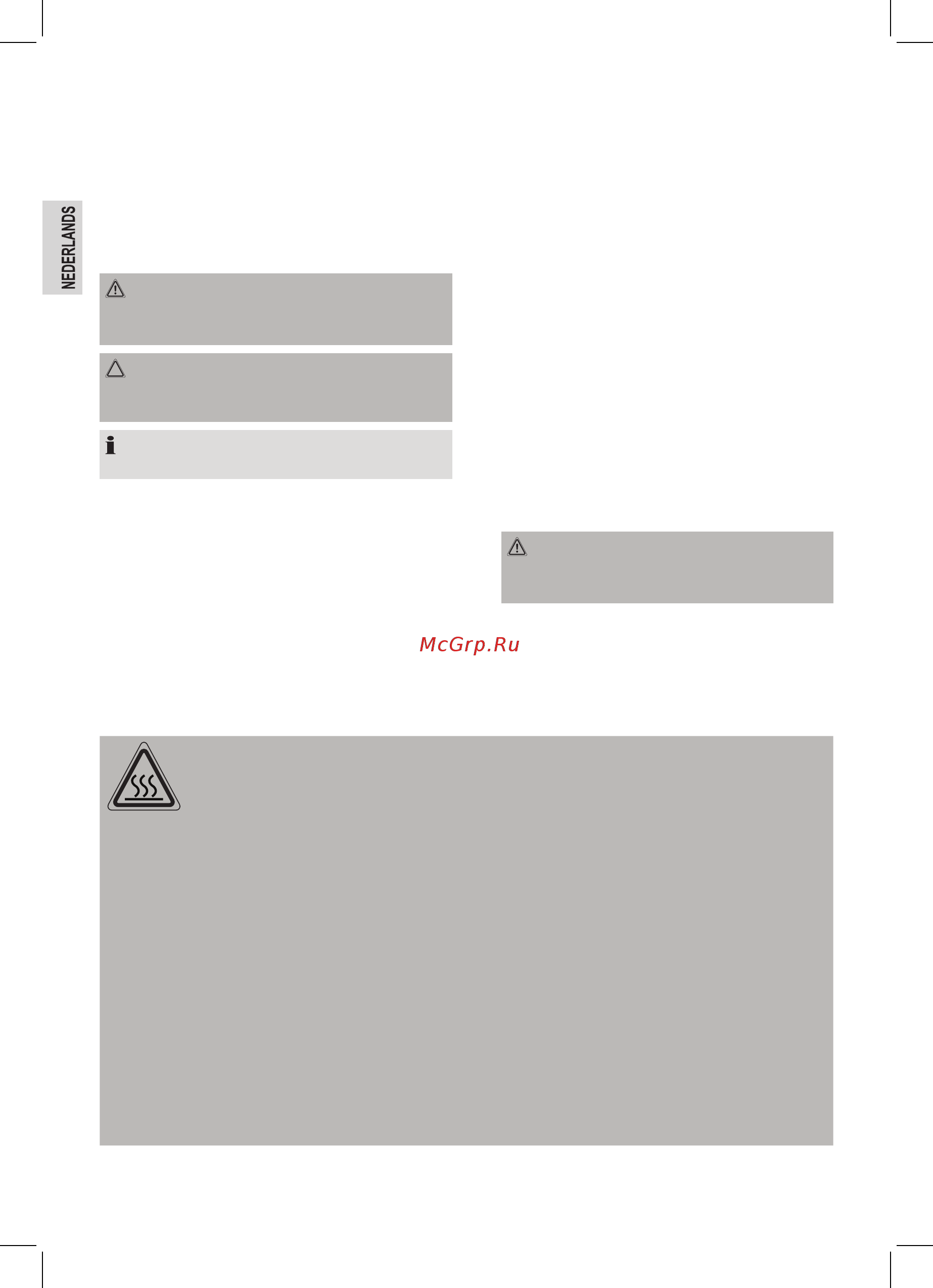 Clatronic DKI 3609 [12/82] Speciale veiligheidsinstructies voor inductiekookplaten