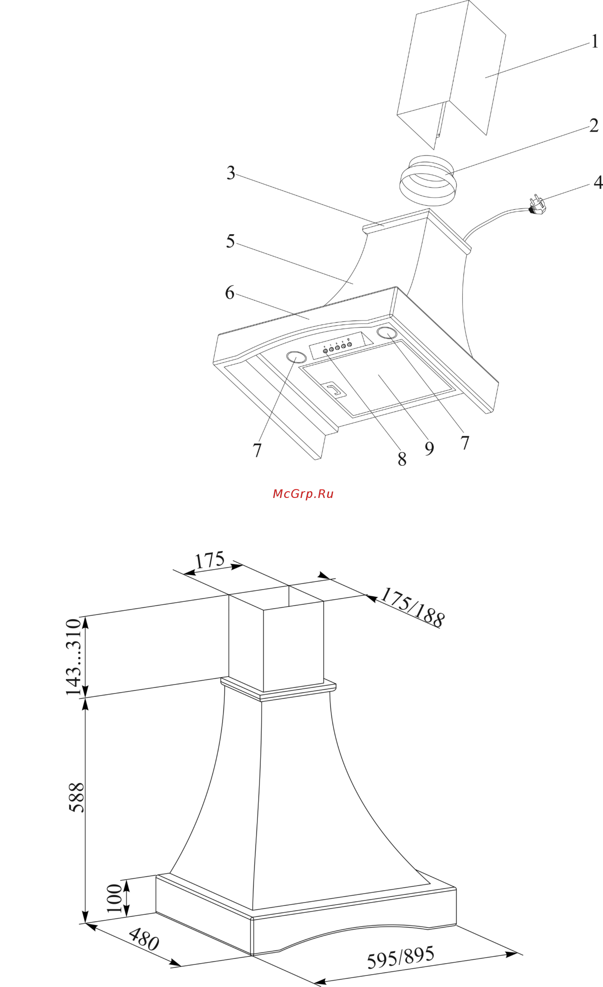 ELEYUS Piano 1000 LED SMD 60 N [5/19] Рис