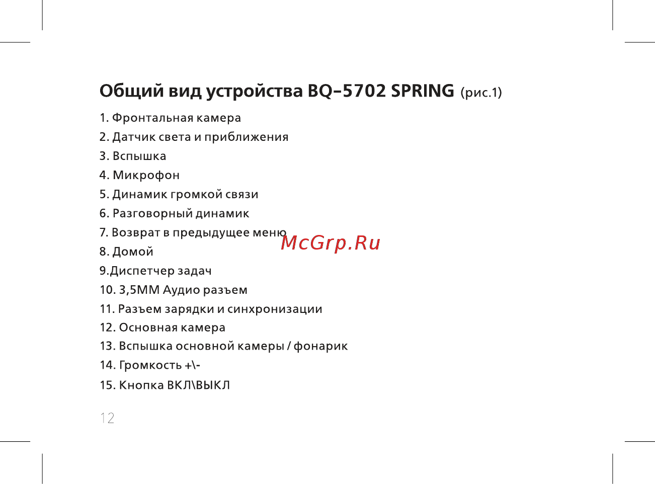BQ 737527 [14/44] Общий вид устройства bq 5702 spring