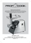 Profi Cook PC-FW 1060 Инструкция по эксплуатации