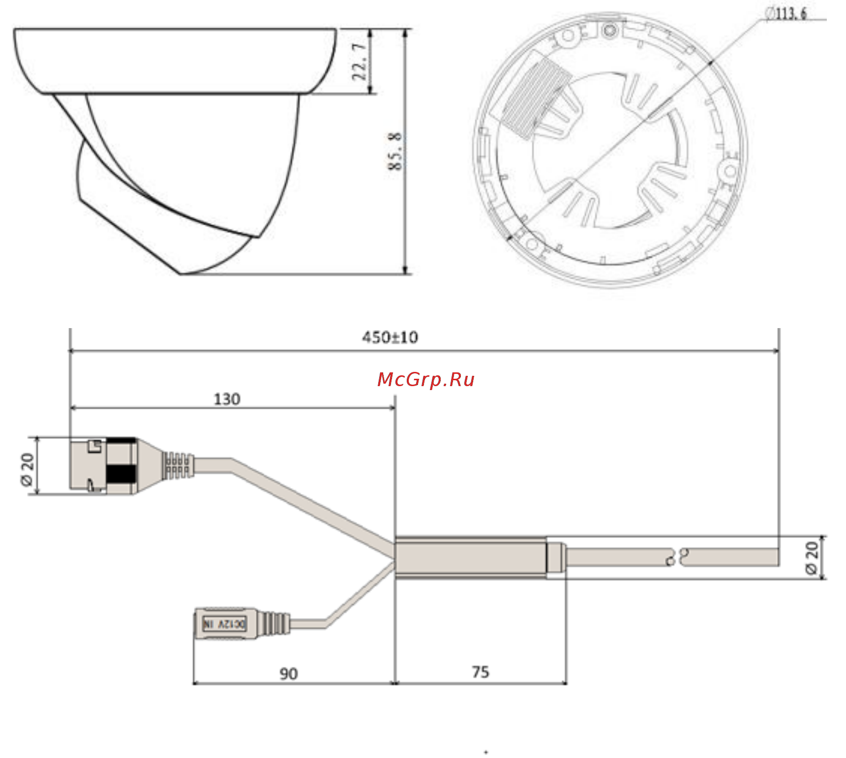 RVi RVI-IPC33S (3.6 мм) Инструкция по эксплуатации онлайн [16/34] 316420