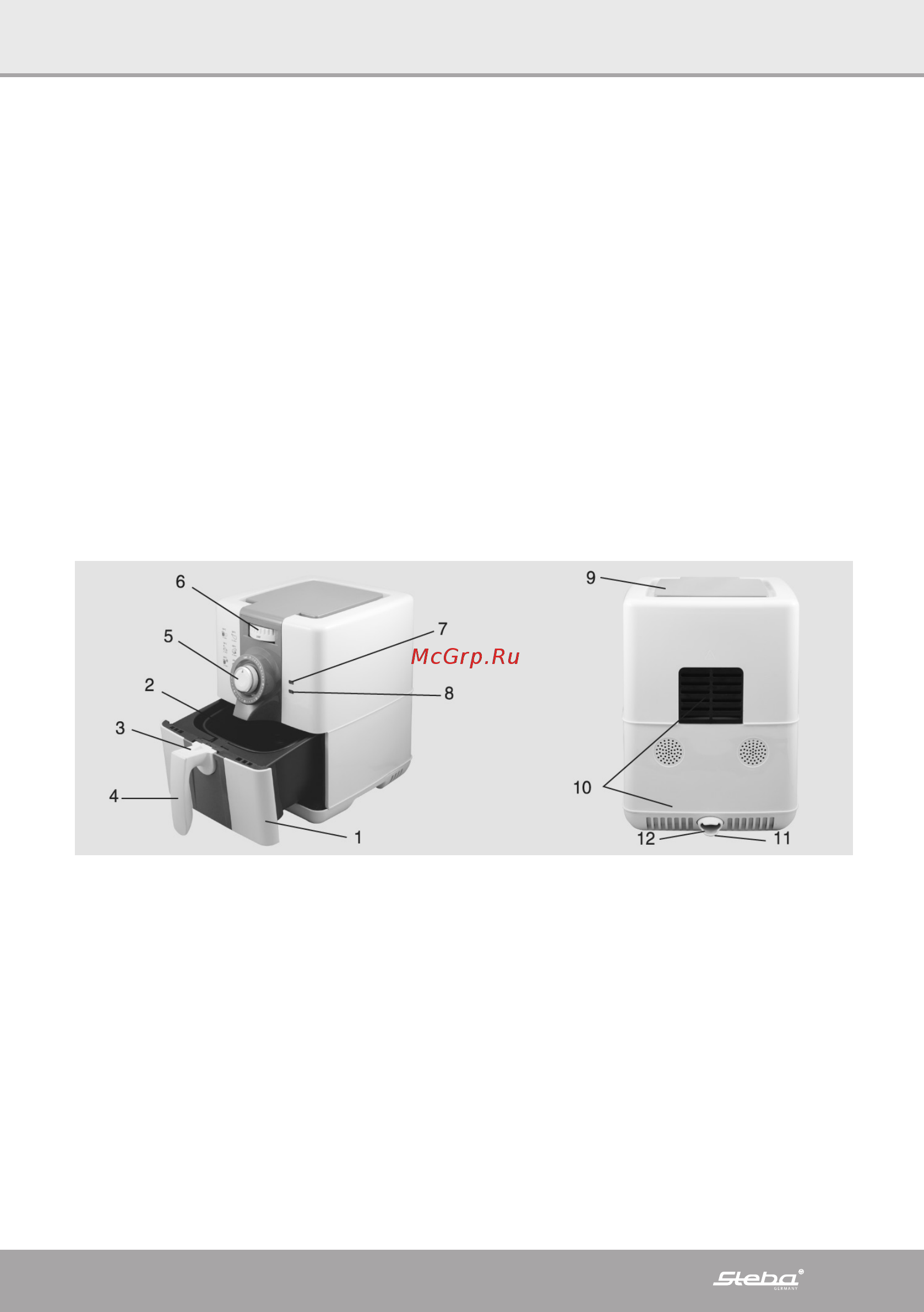 Steba HF 900 Air Fryer [21/34] Nettoyage