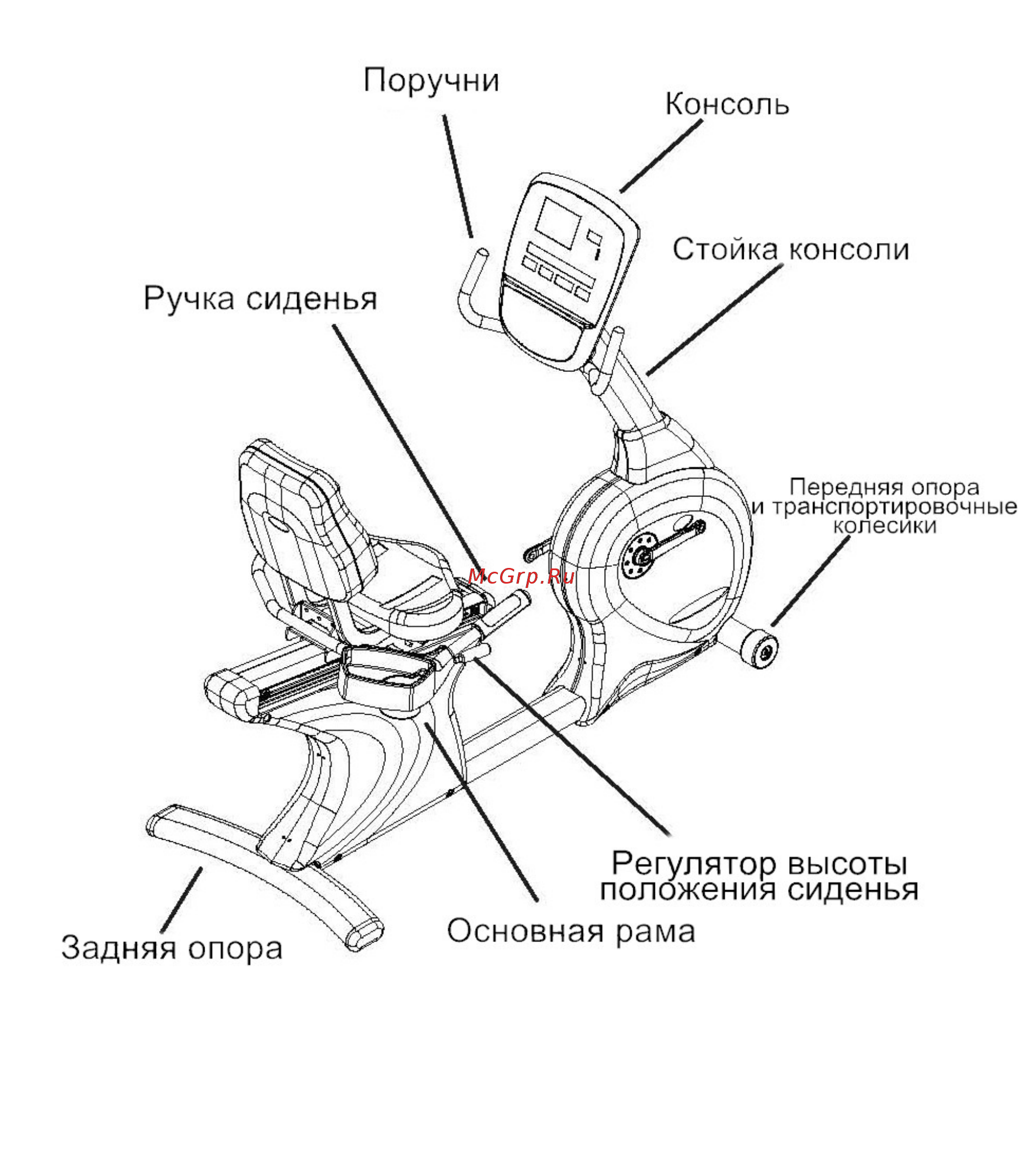 Vision Fitness R60 [3/17] Велотренажер коммерческого класса