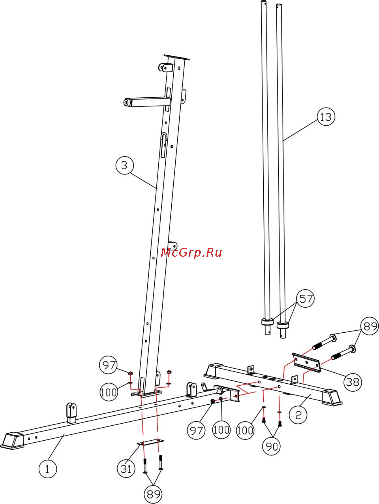 Oxygen Fitness Spartan Инструкция по эксплуатации онлайн [5/20] 316504