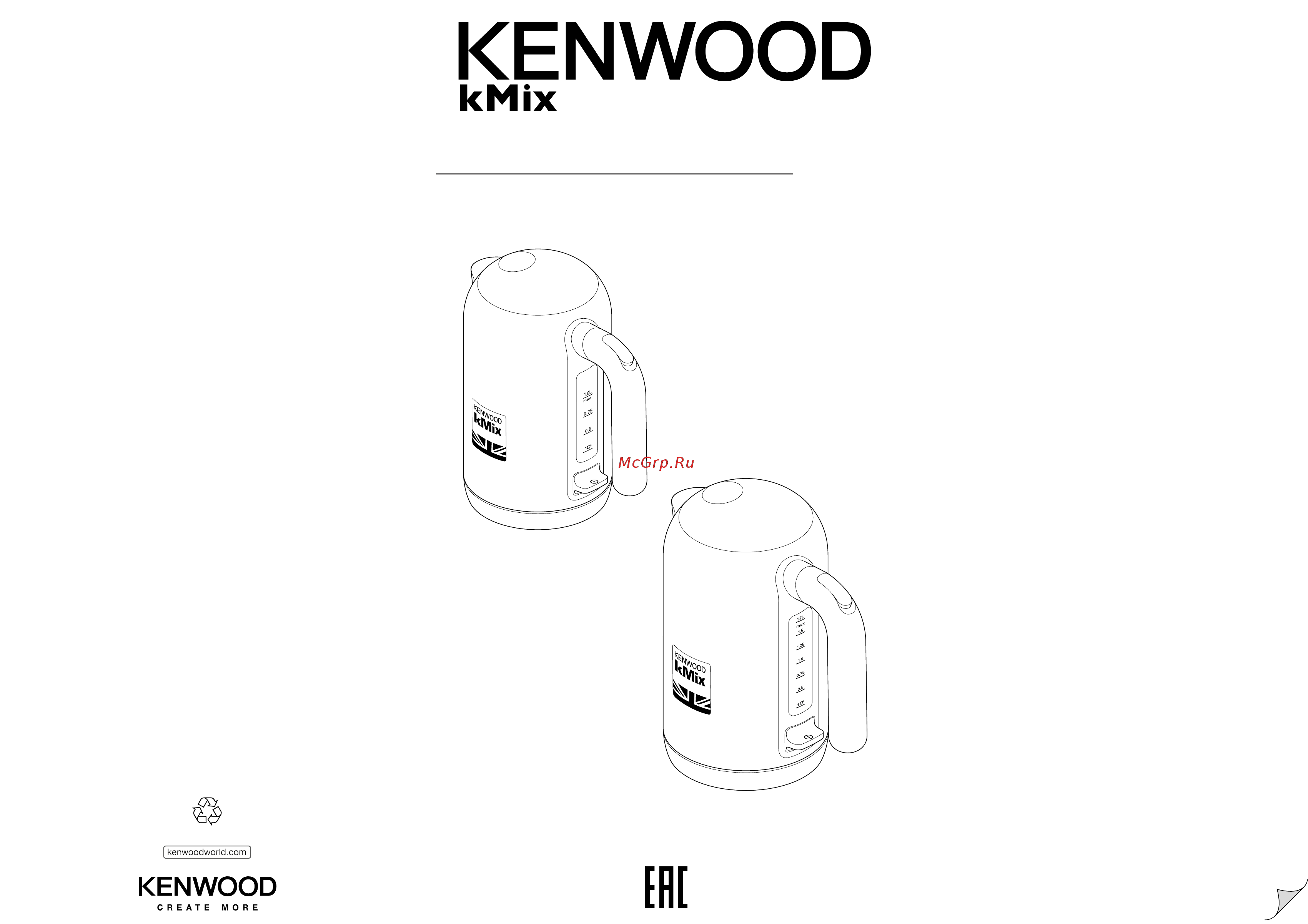 Kenwood kMix ZJX 740RD Инструкция по эксплуатации онлайн