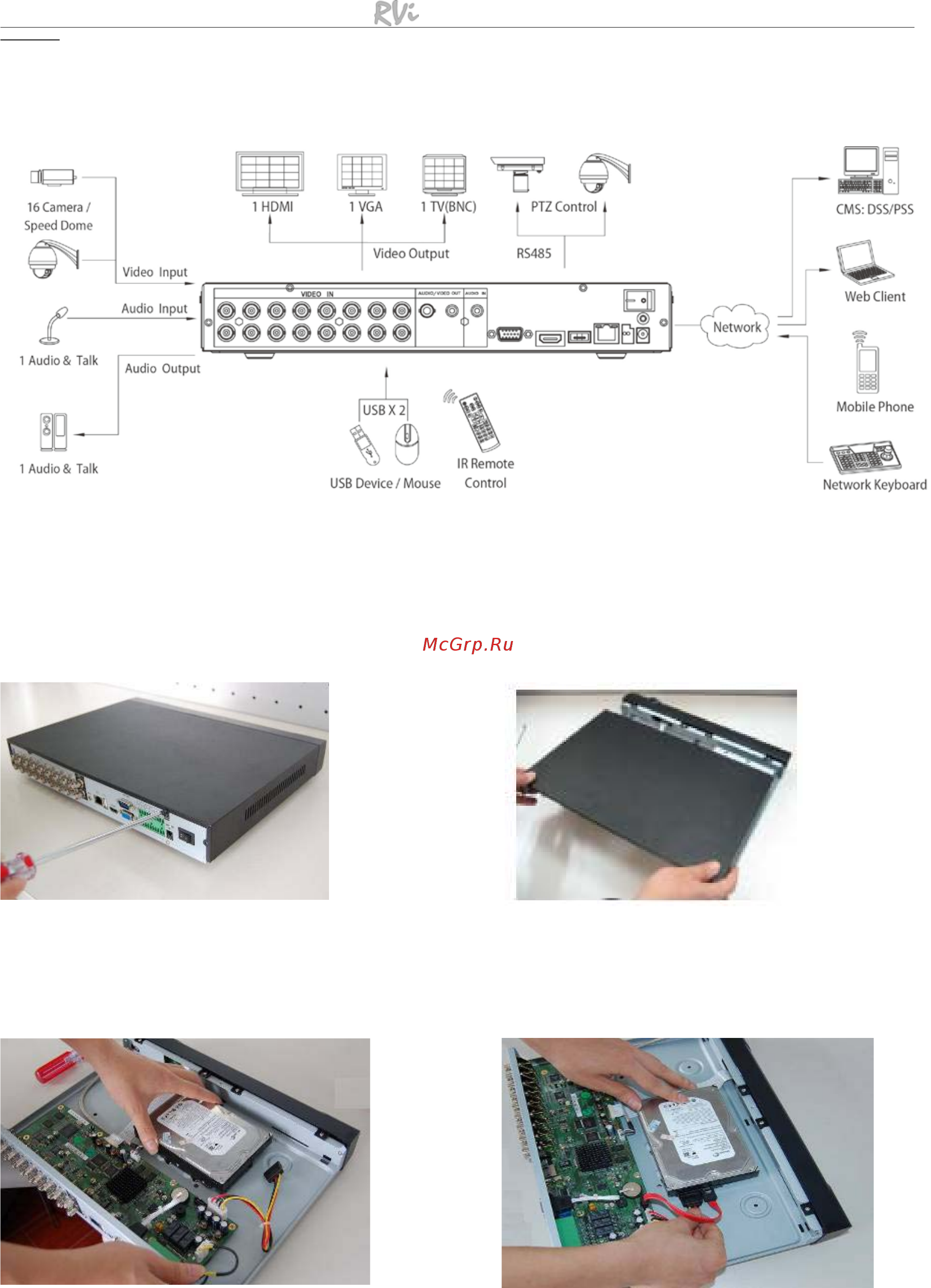 RVi RVi-R16LB [12/26] Задняя панэль
