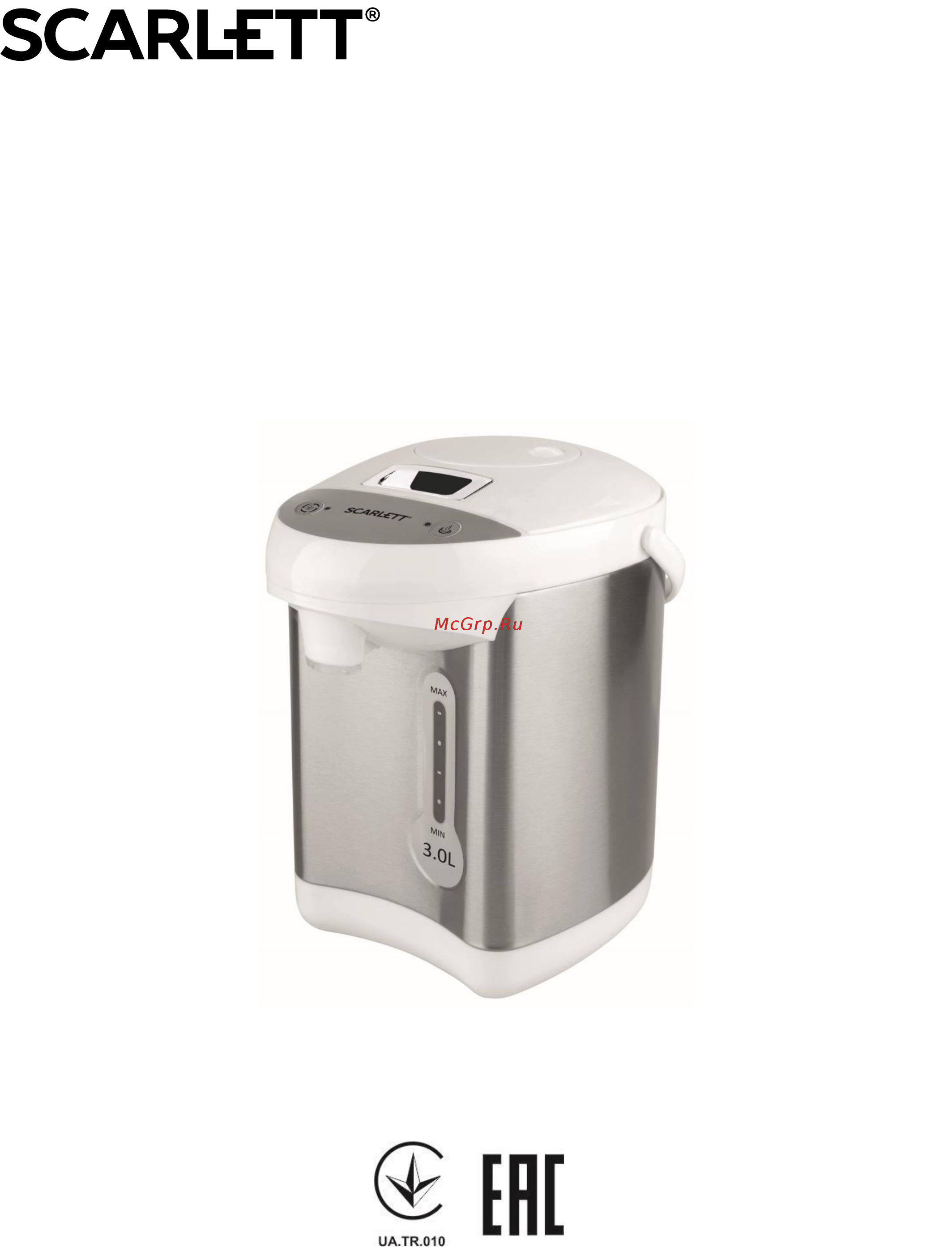 Scarlett SC-ET10D14 Инструкция по эксплуатации онлайн