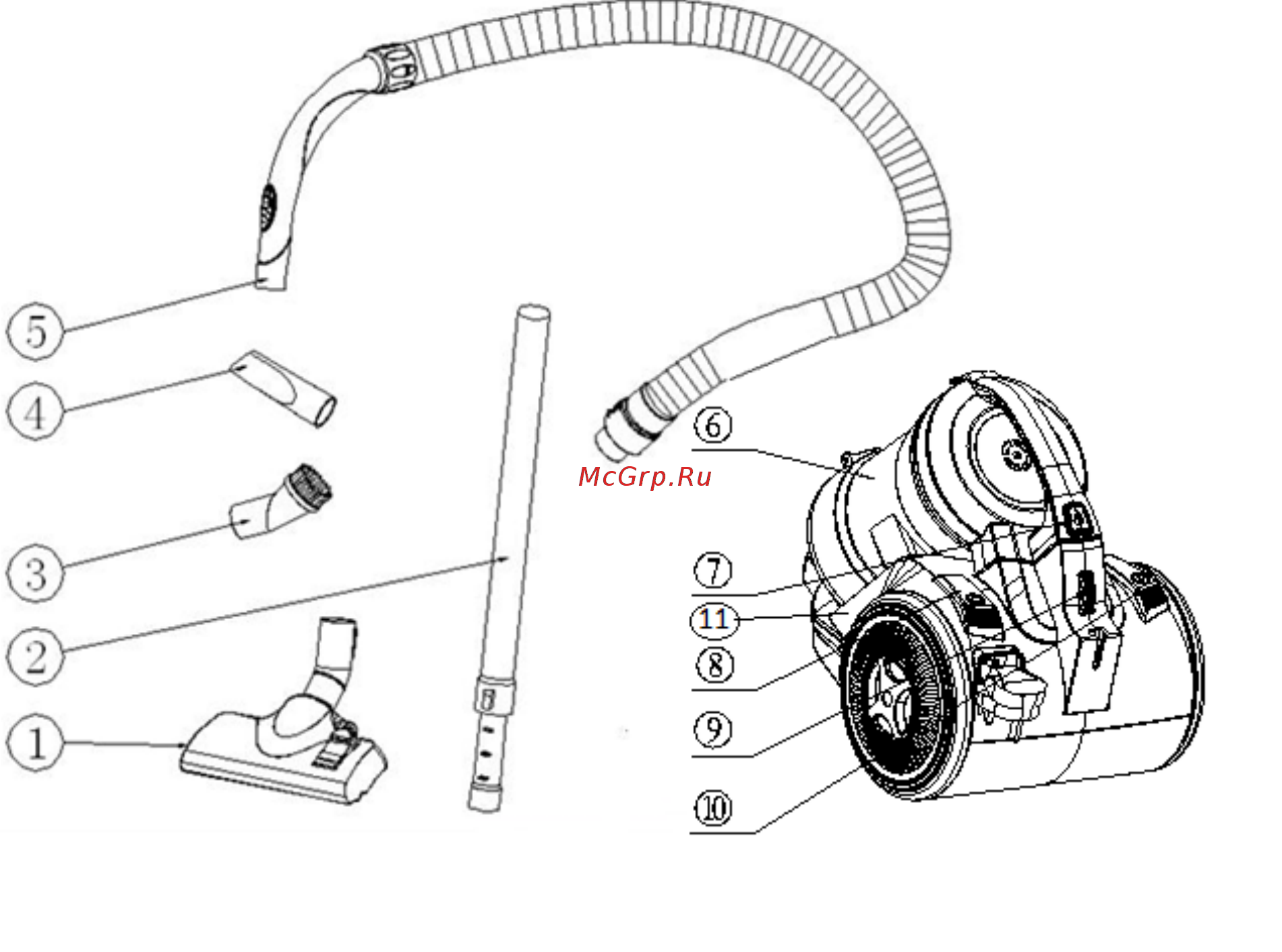 Polaris PVC 1824L [5/43] Комплектация