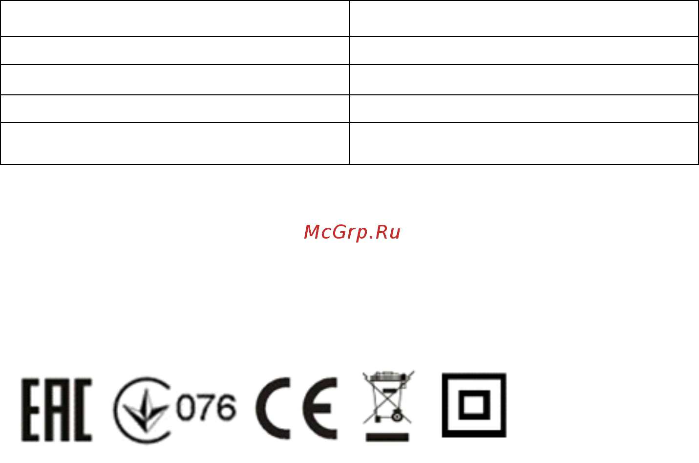 Polaris PDF 1123R [13/20] Інформація про сертифікацію