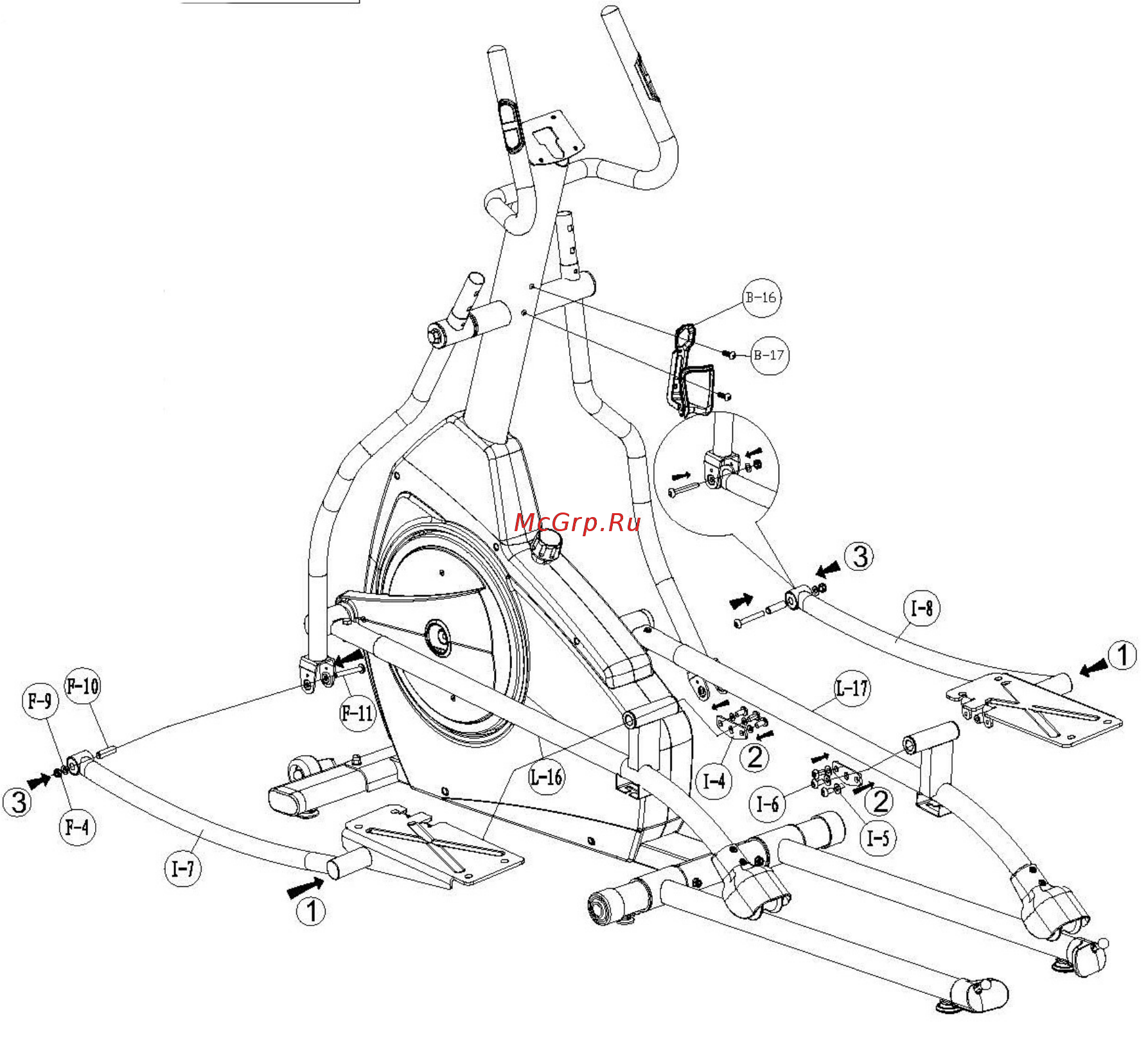 Oxygen Fitness EX-55 HRC Инструкция по эксплуатации онлайн [12/23] 316964