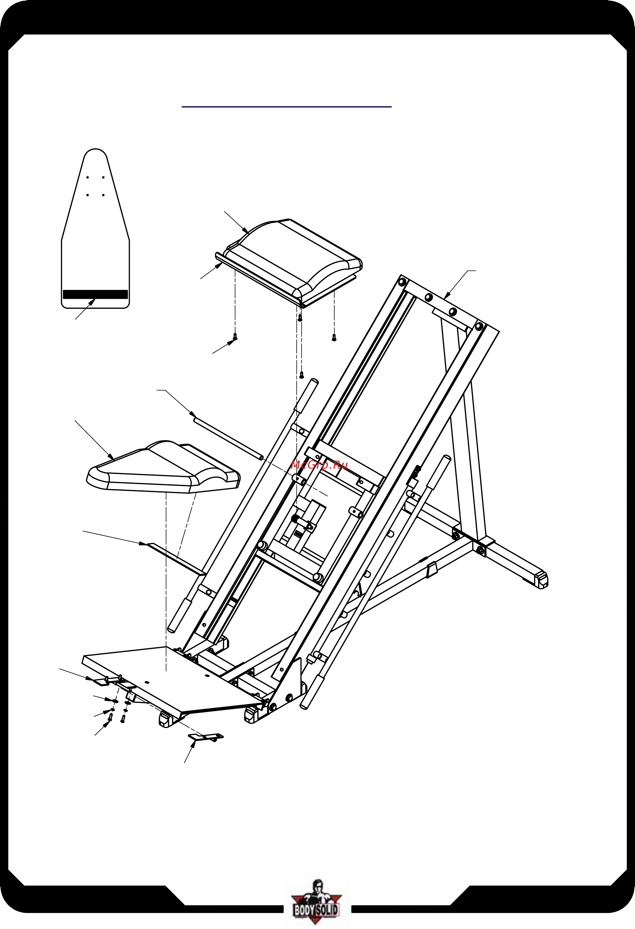 Body Solid GCCO150S/GCCO150 [10/13] Assembly instructions