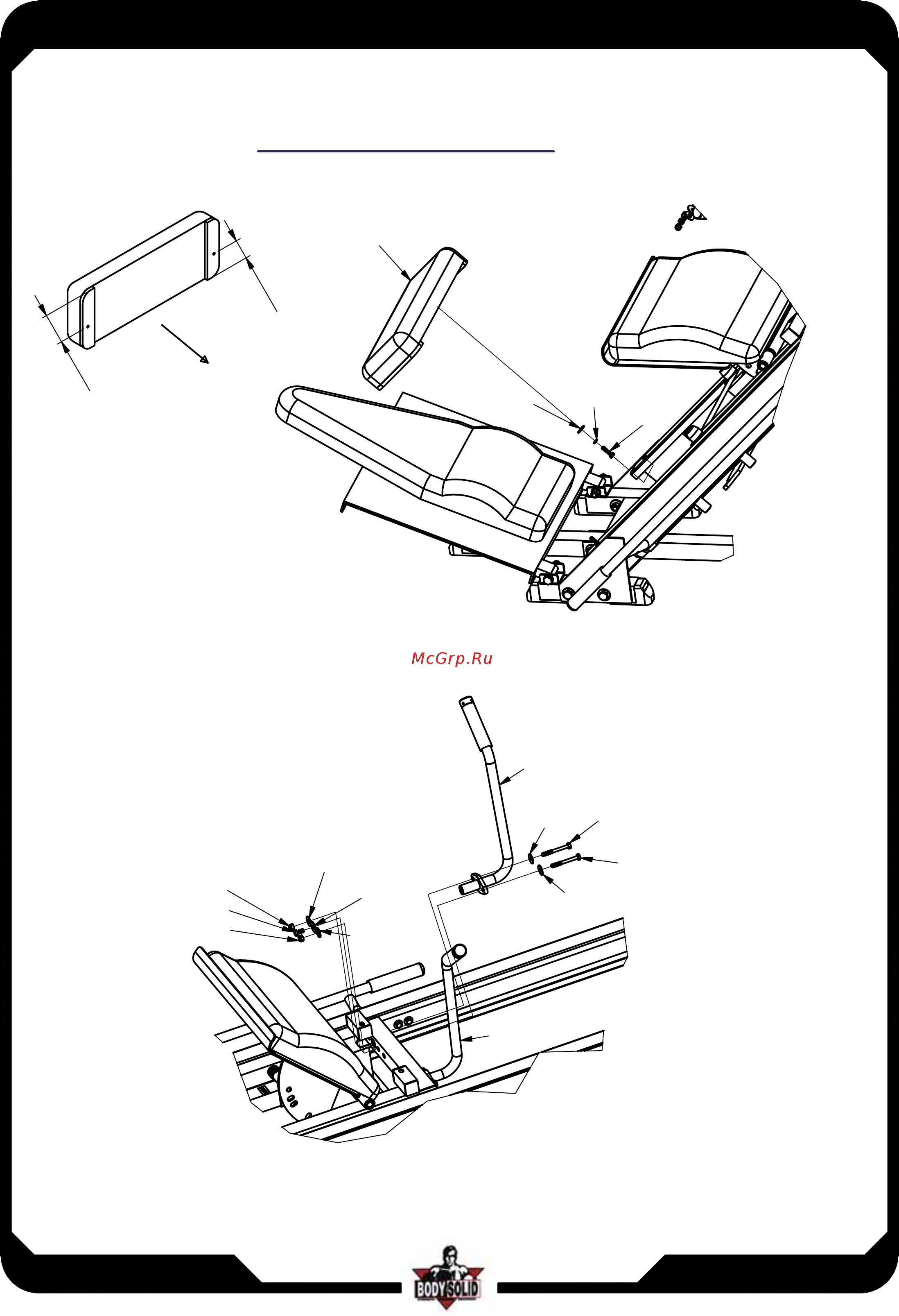 Body Solid GCCO150S/GCCO150 [11/13] Assembly instructions