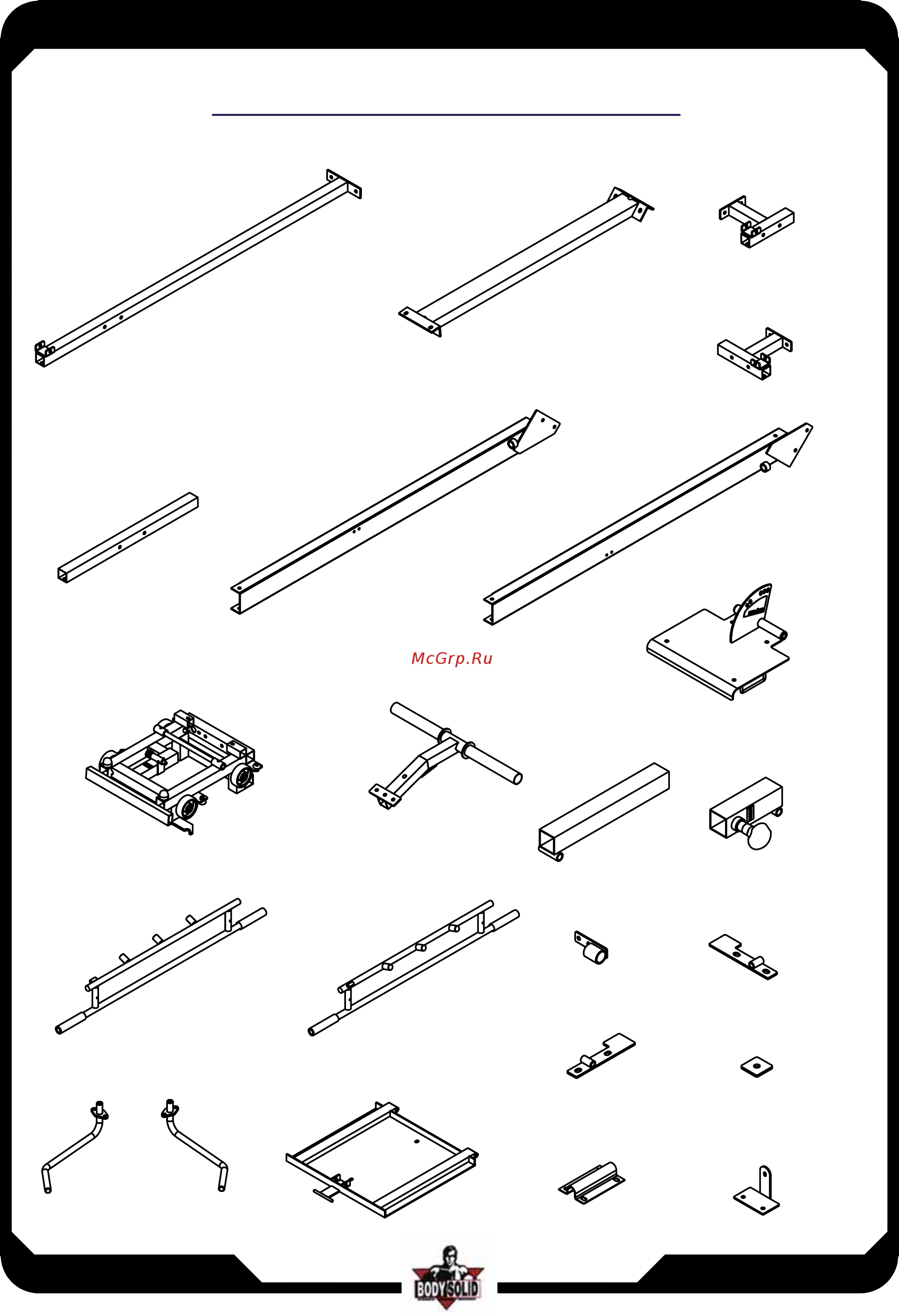 Body Solid GCCO150S/GCCO150 [4/13] Assembly instructions