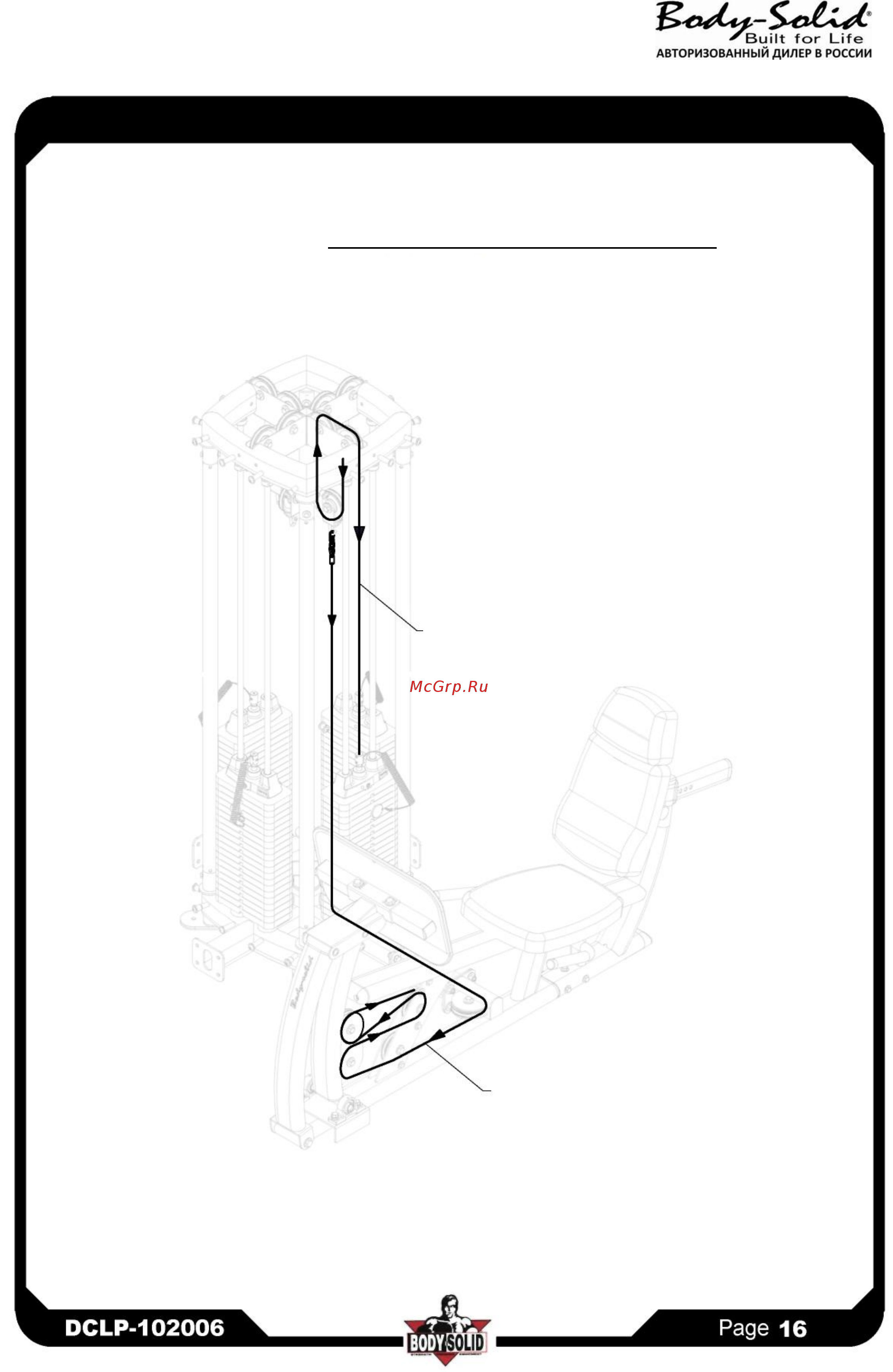 Body Solid ProDual DCLP-SF [21/22] Инструкция по сборке dclp