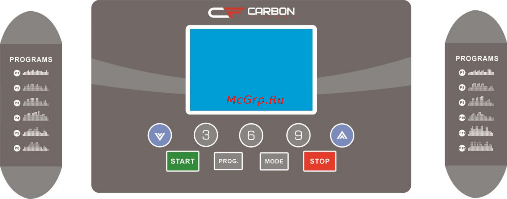 Carbon Fitness T404 [12/23] Работа с консолью