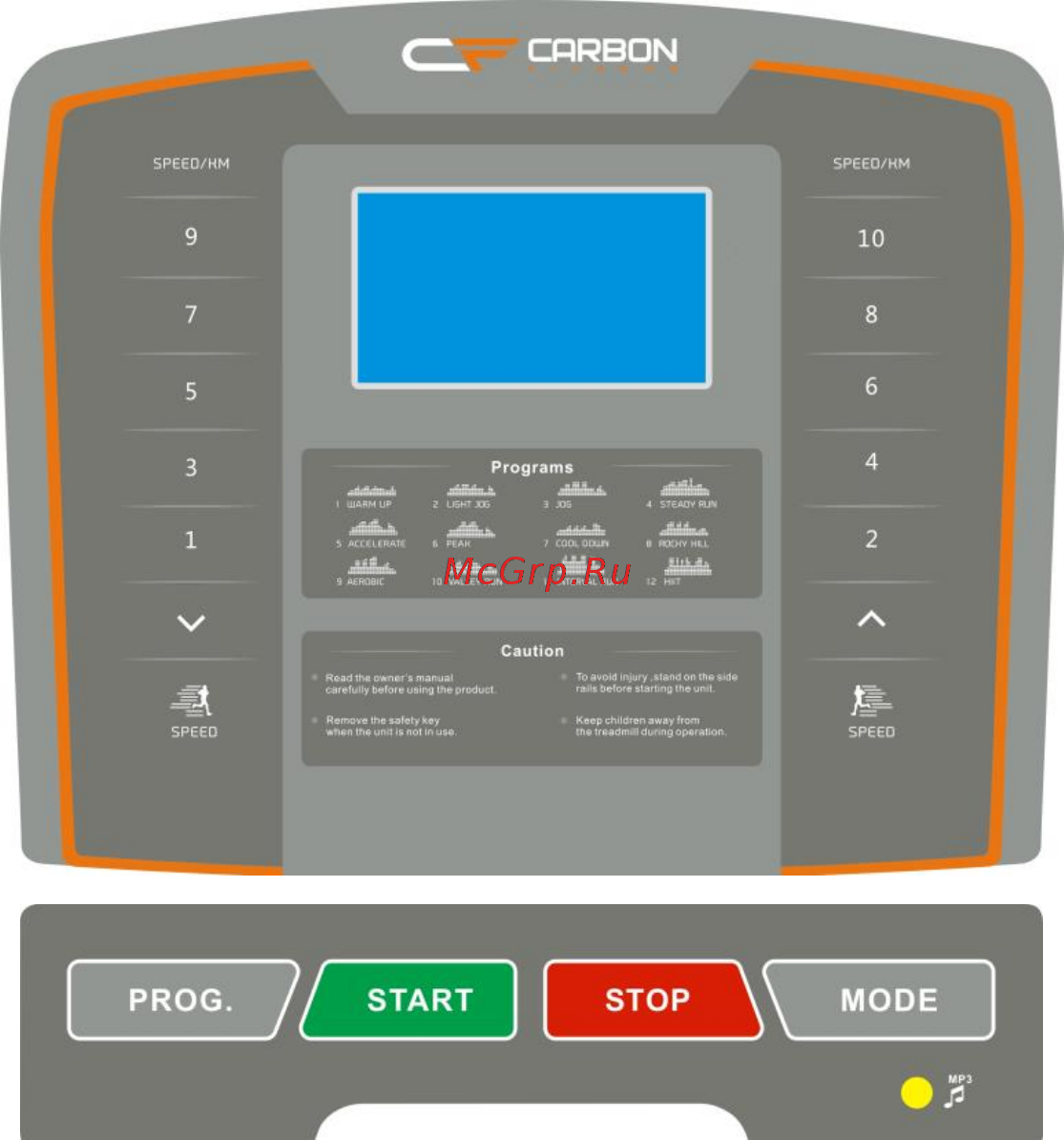 Carbon Fitness THX 55 Pafers Edition Инструкция по эксплуатации онлайн [12/43] 317048