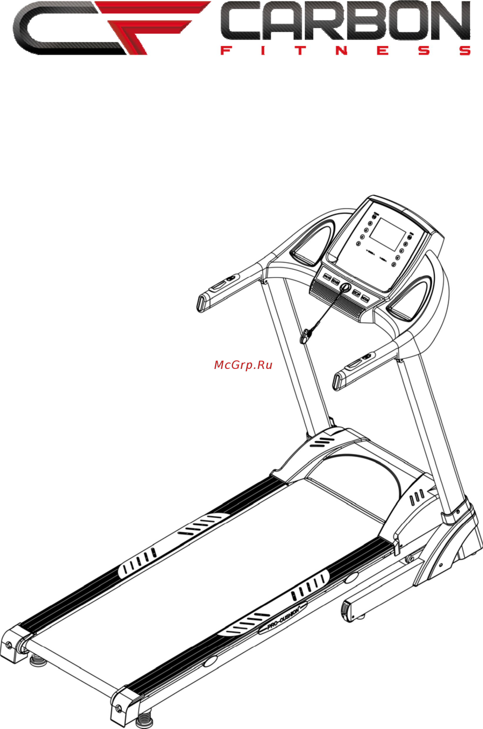 Carbon Fitness T804 HRC Инструкция по эксплуатации онлайн